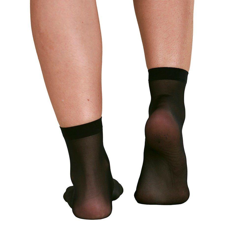 Soquete media liso mujer lady genny p-103 (20 denier)-2