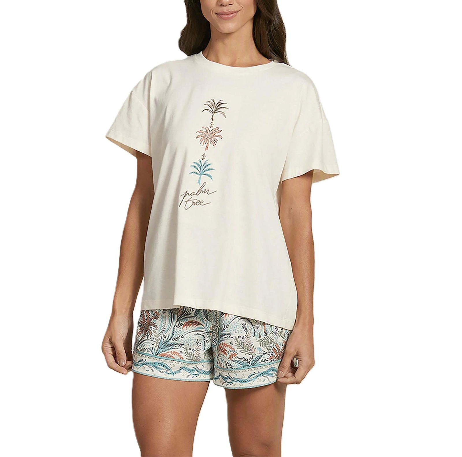 pijama mujer lady genny j-945 cotton-0
