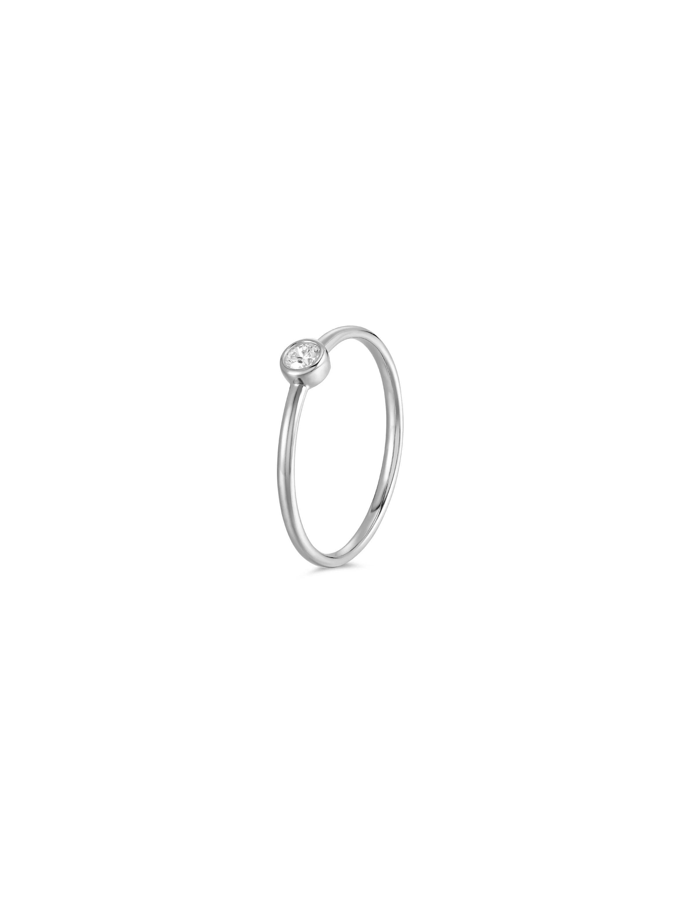 Anillo Bisel Brillante -1