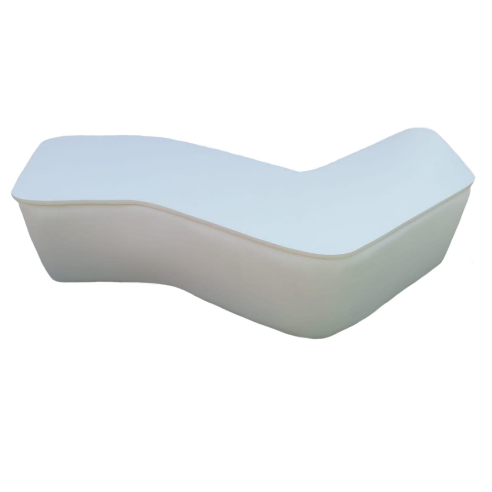 JUEGO MODULAR OXFORD DESIGN (2 SOFAS + 1 MESA) BLANCO-2