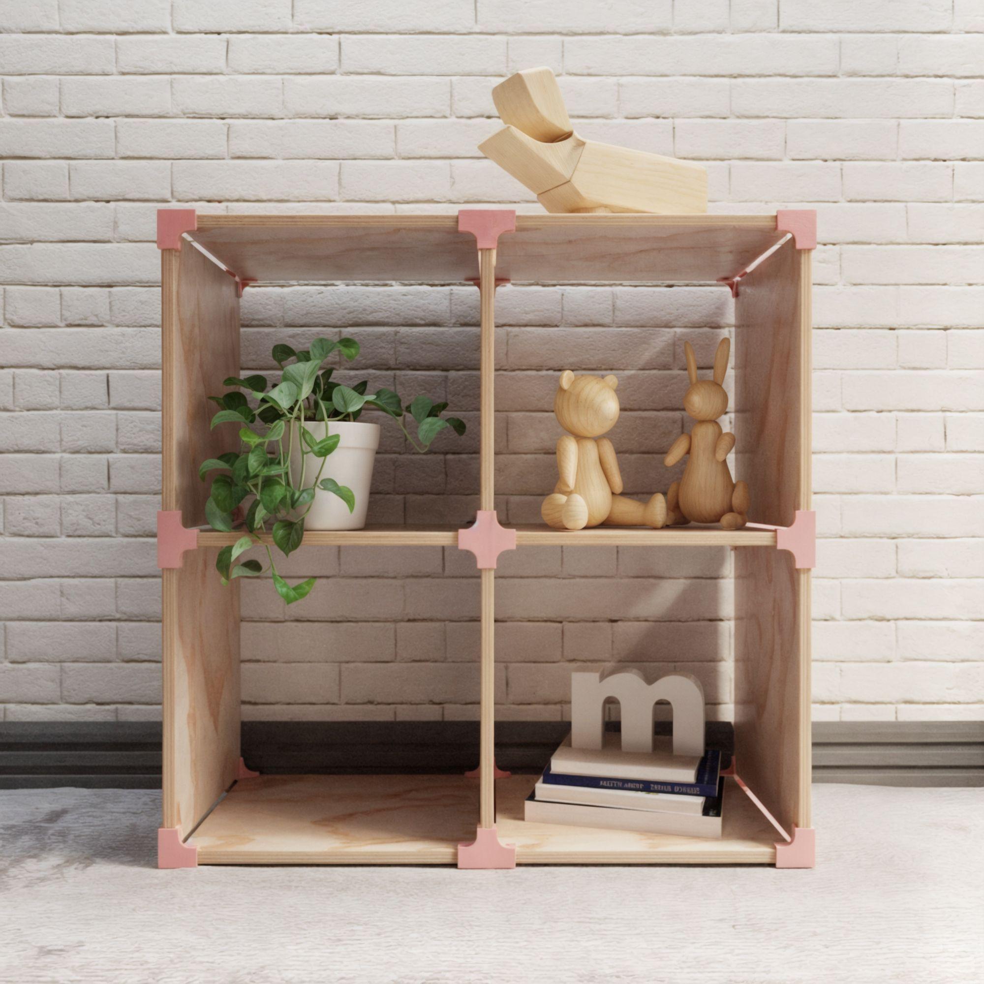 Cubo 2x2 para repisa-2