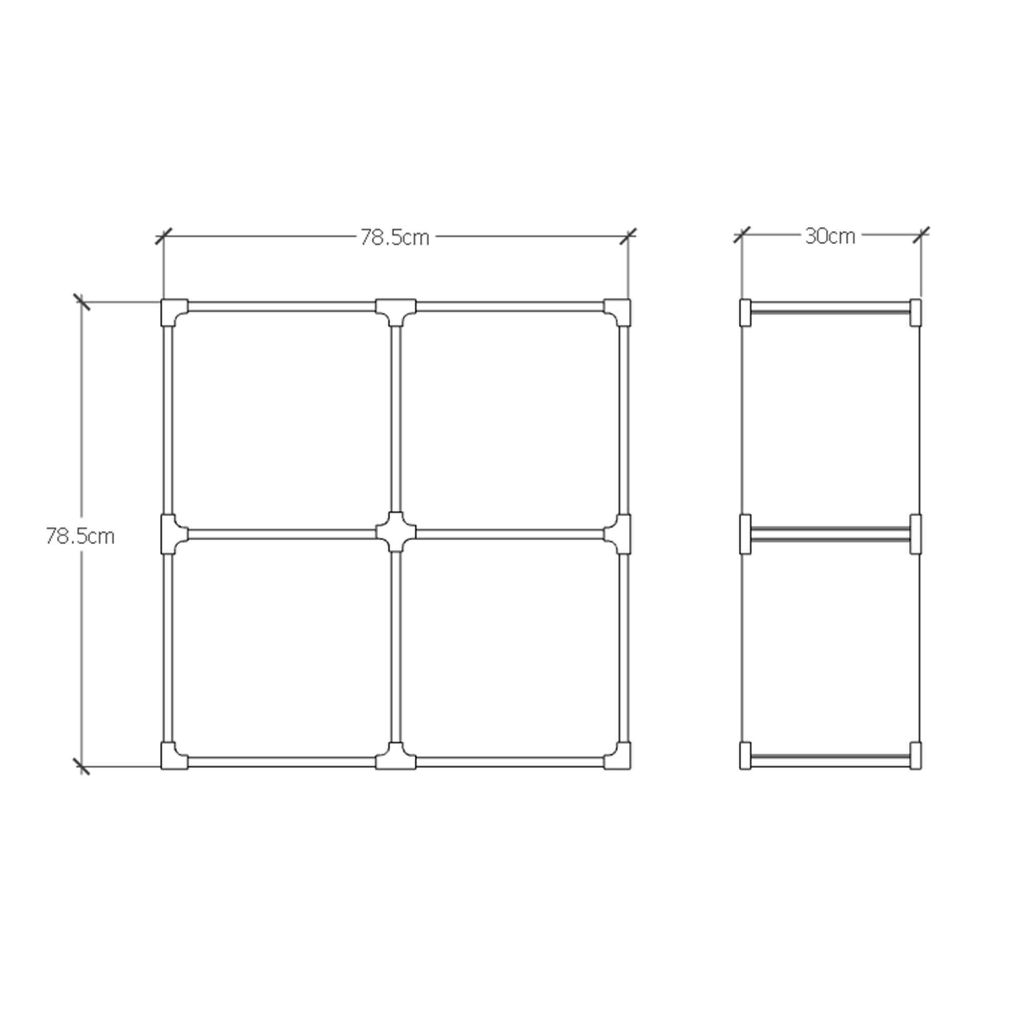 Cubo 2x2 para repisa-3