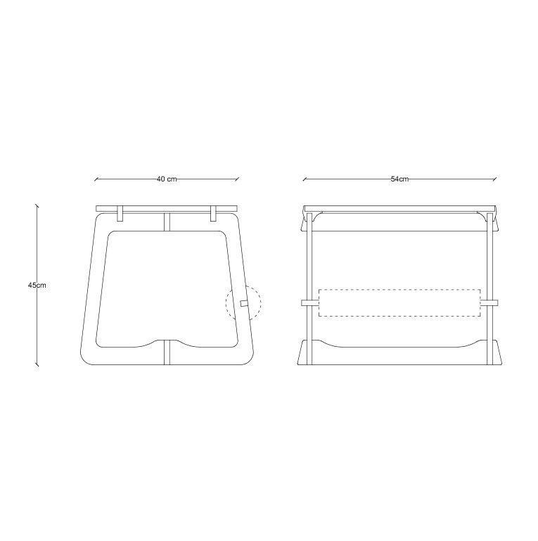 Mesa de Dibujo Infantil de Madera – Con Rollo de Papel y Porta Lápices-3