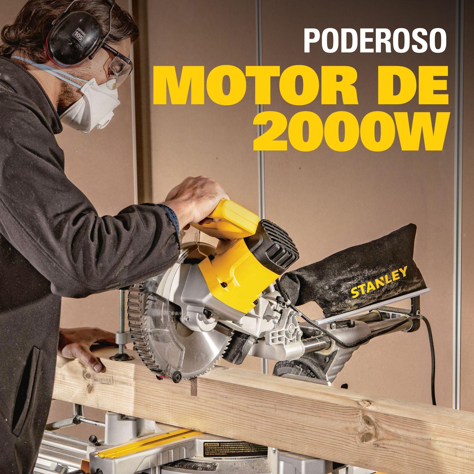 Sierra Ingleteadora Telescópica 10 1800W STANLEY-5