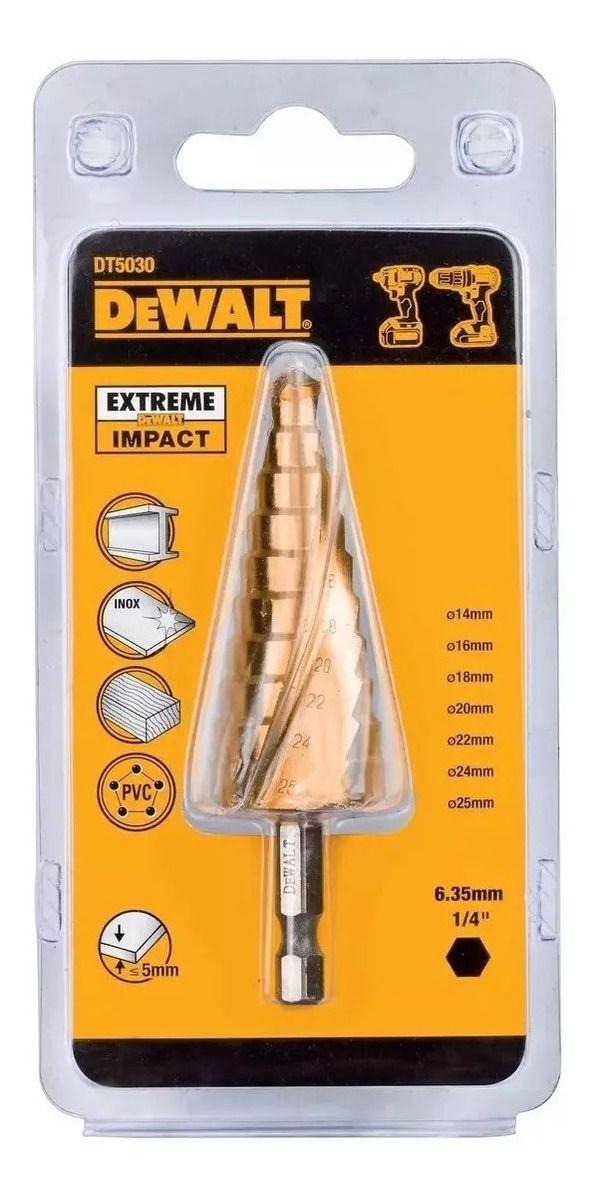Broca escalonada 14-16-18-20-22-24-25mm DEWALT DT5030-QZ-3