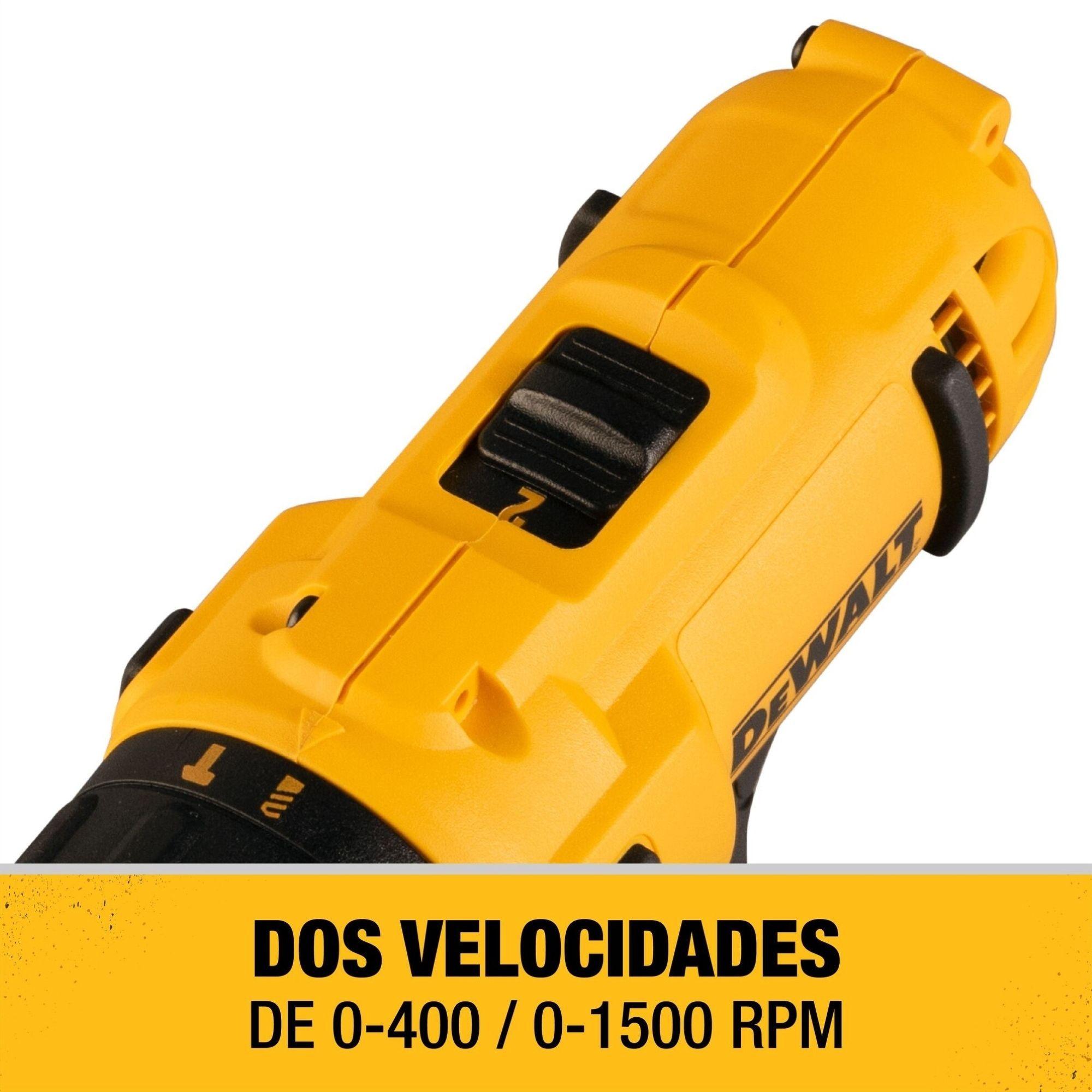 Taladro Percutor atornillador 12V + 2 bat DCD716D2-B2-2