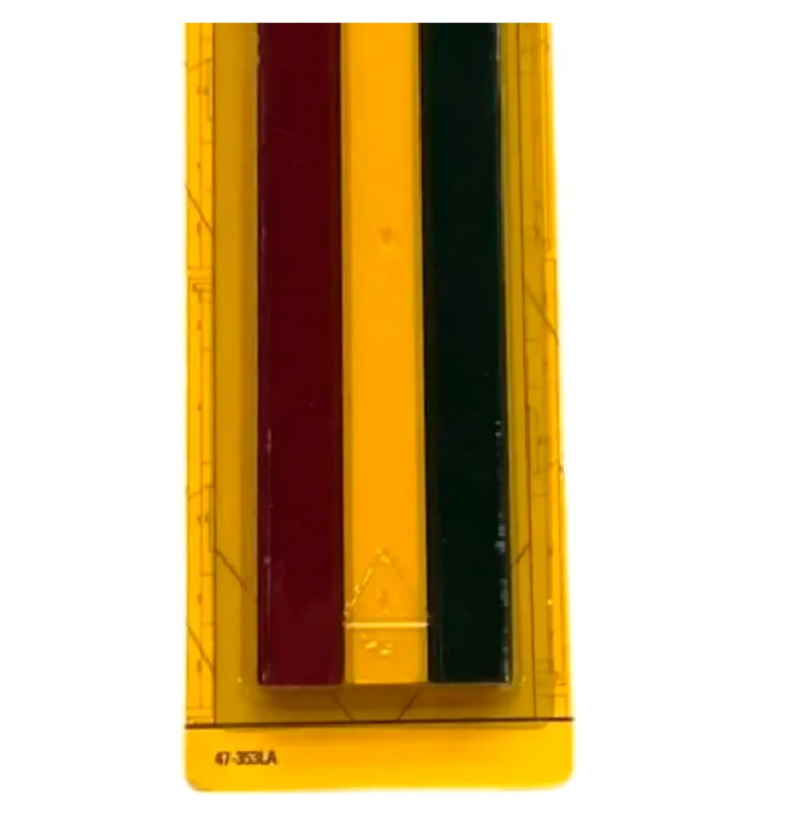 Set de 3 lápices Carpintero grafito N°2 STANLEY 47-353LA-2