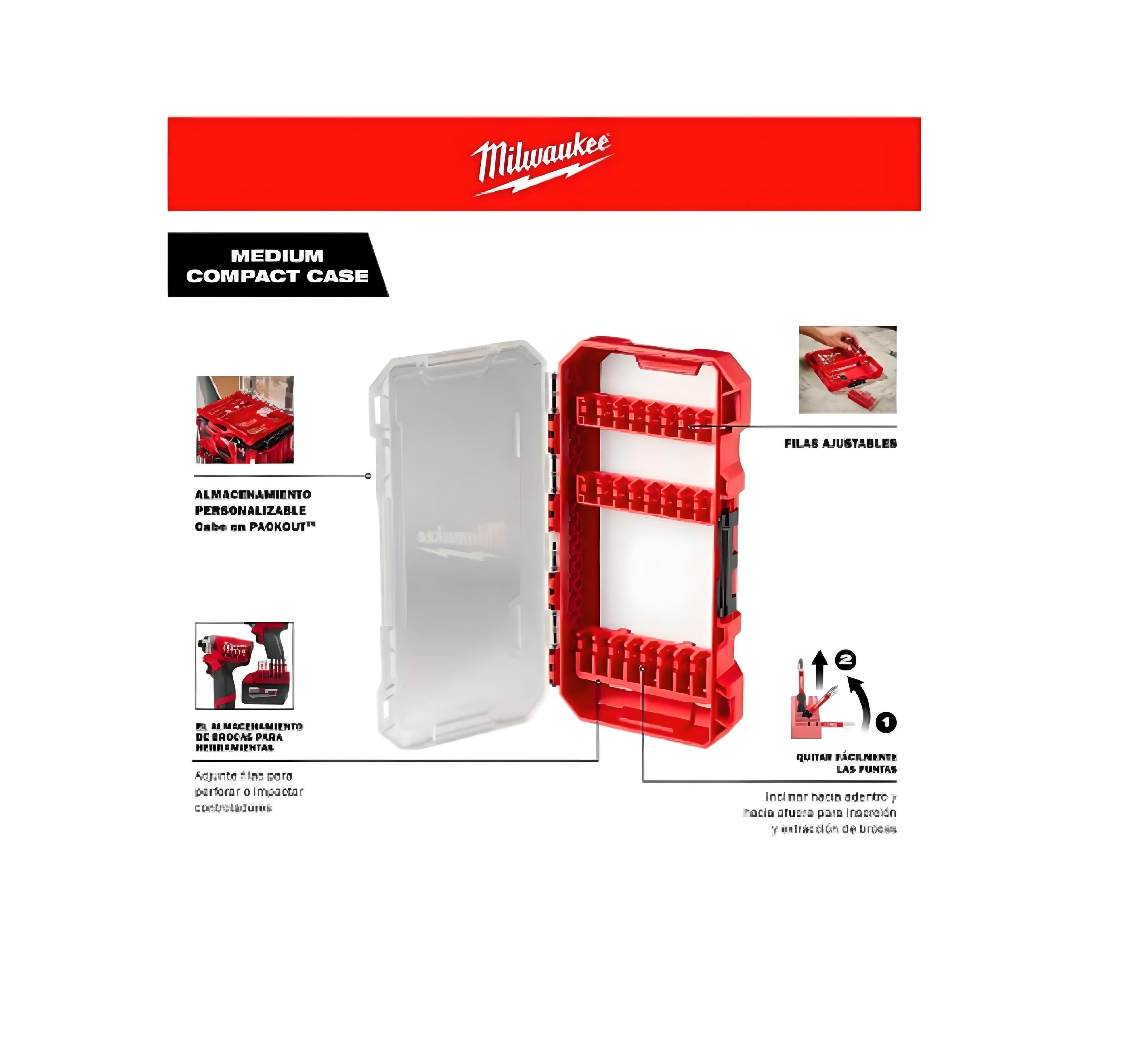 Set De Puntas De Impacto Milwaukee 18 Pzs. 48-32-4403-2