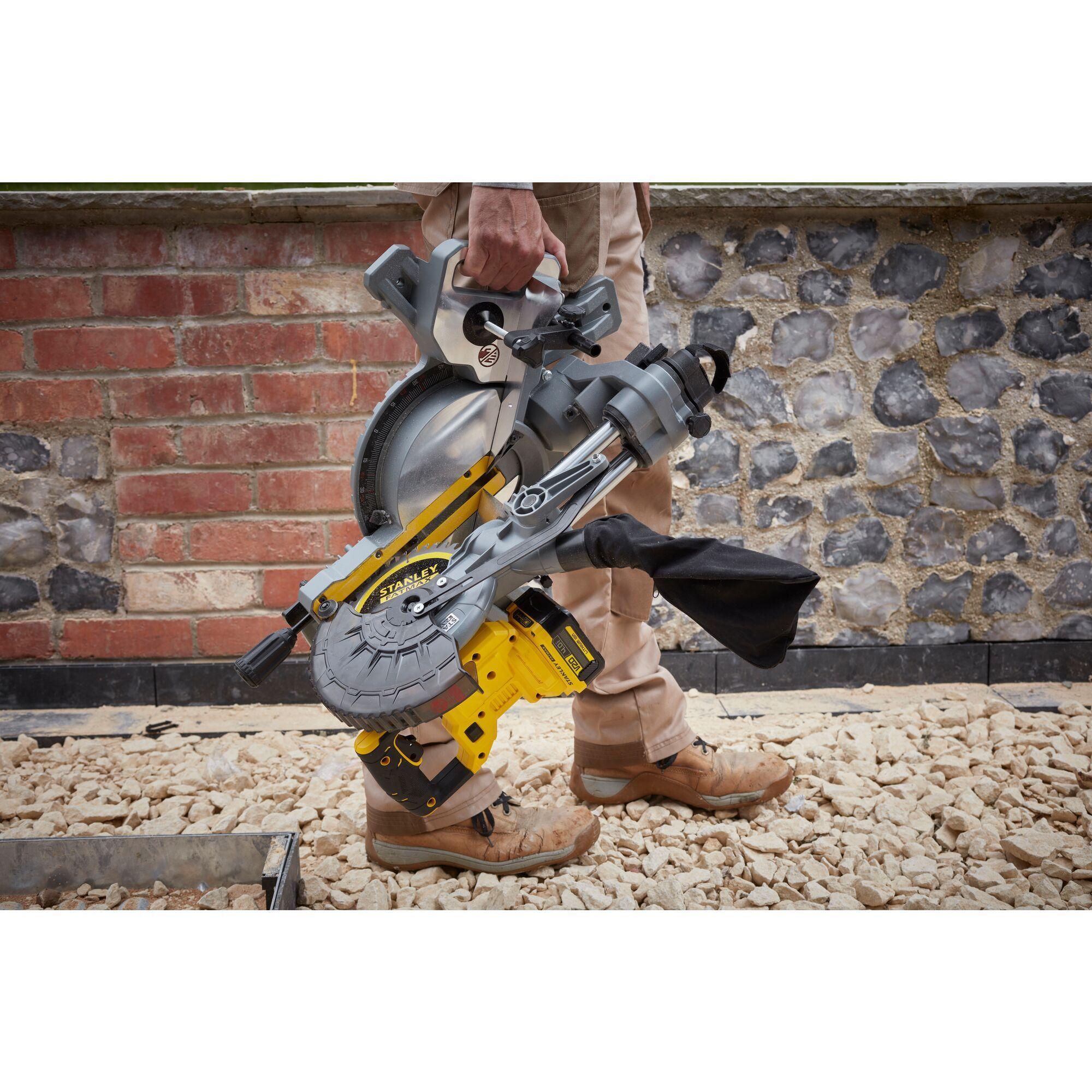 Sierra Ingleteadora 7-1/4 (185 mm) 20V STANLEY SCM701-B2-7