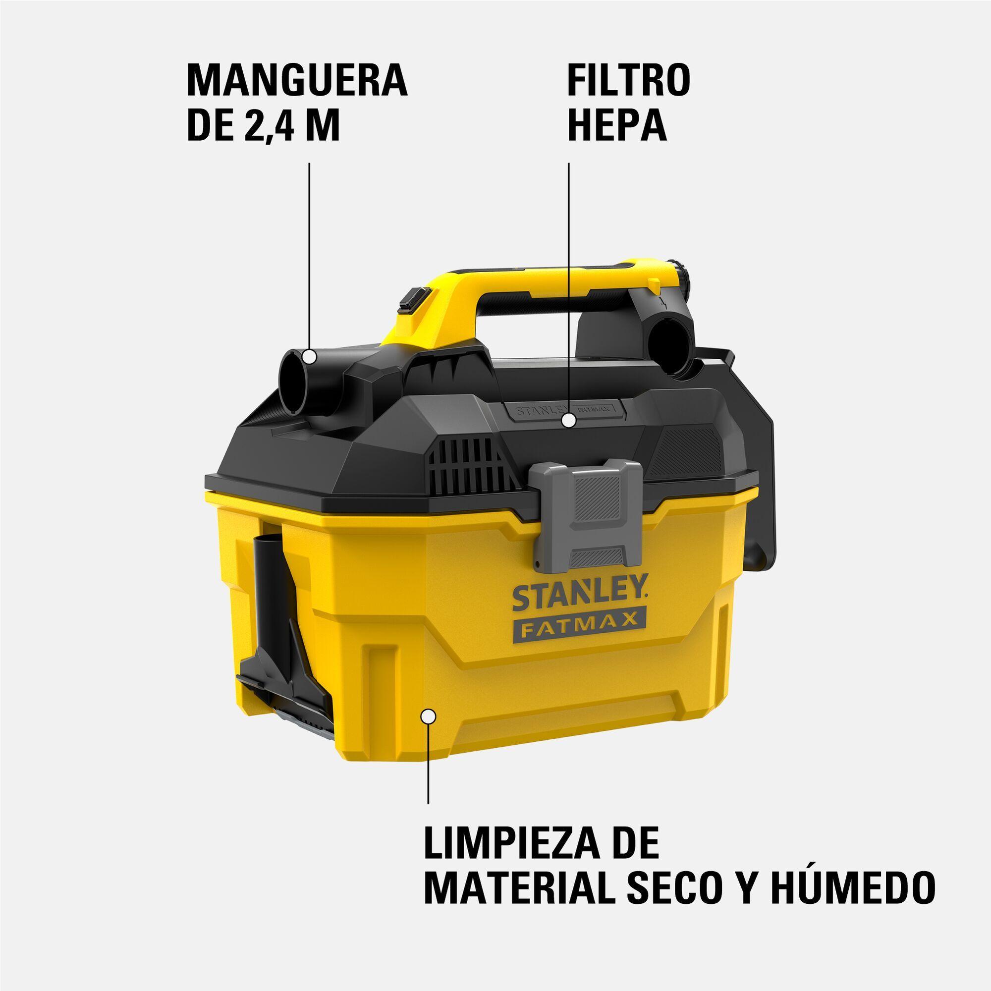 Aspiradora Inalámbrica Alta eficiencia 20V STANLEY SCV002-B2-2