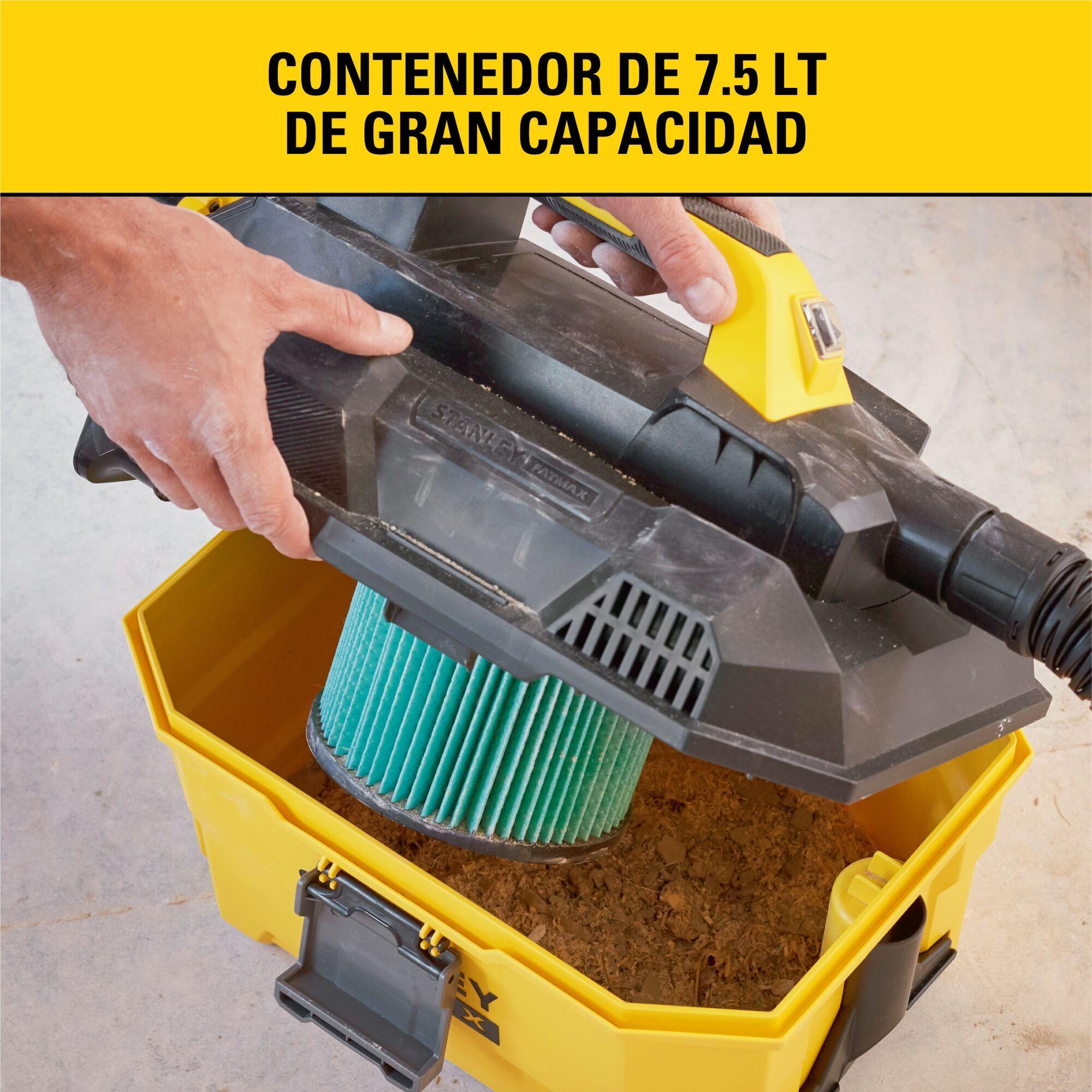 Aspiradora Inalámbrica Alta eficiencia 20V STANLEY SCV002-B2-3
