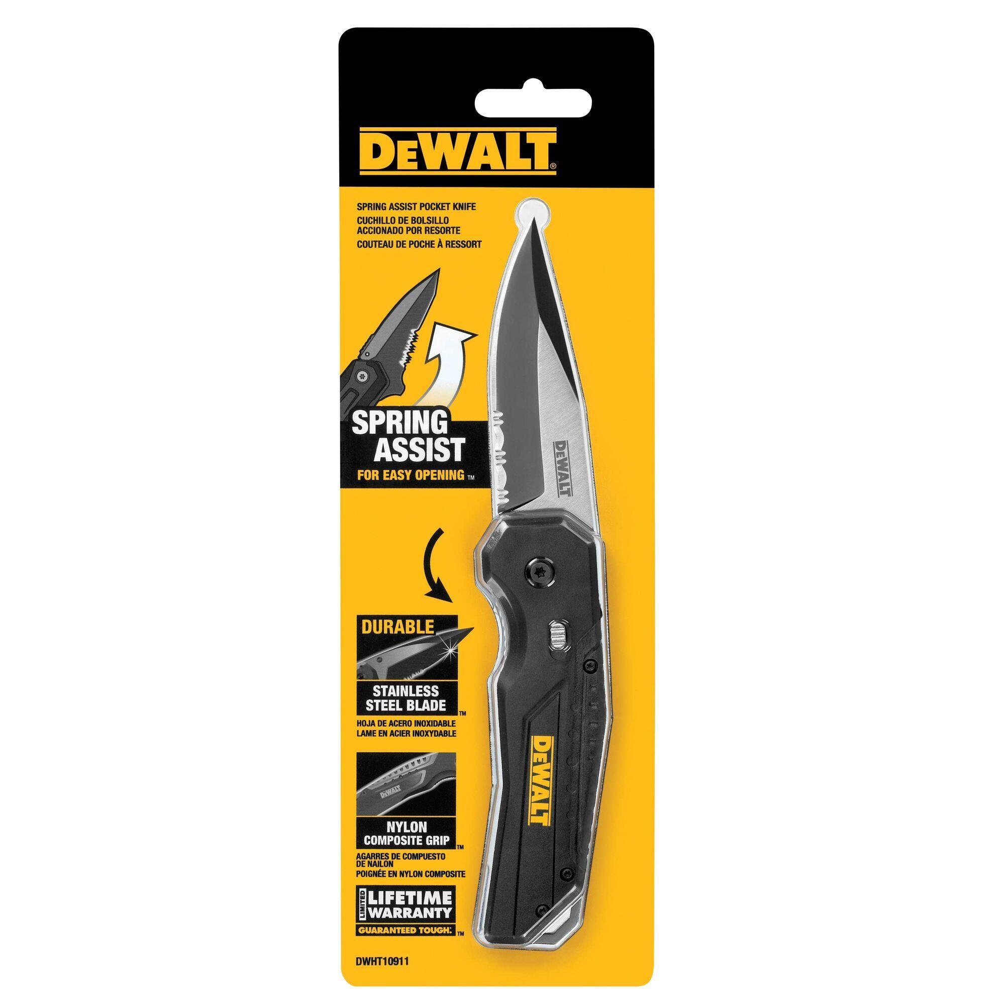 Cuchillo retráctil de bolsillo DEWALT DWHT10911-2