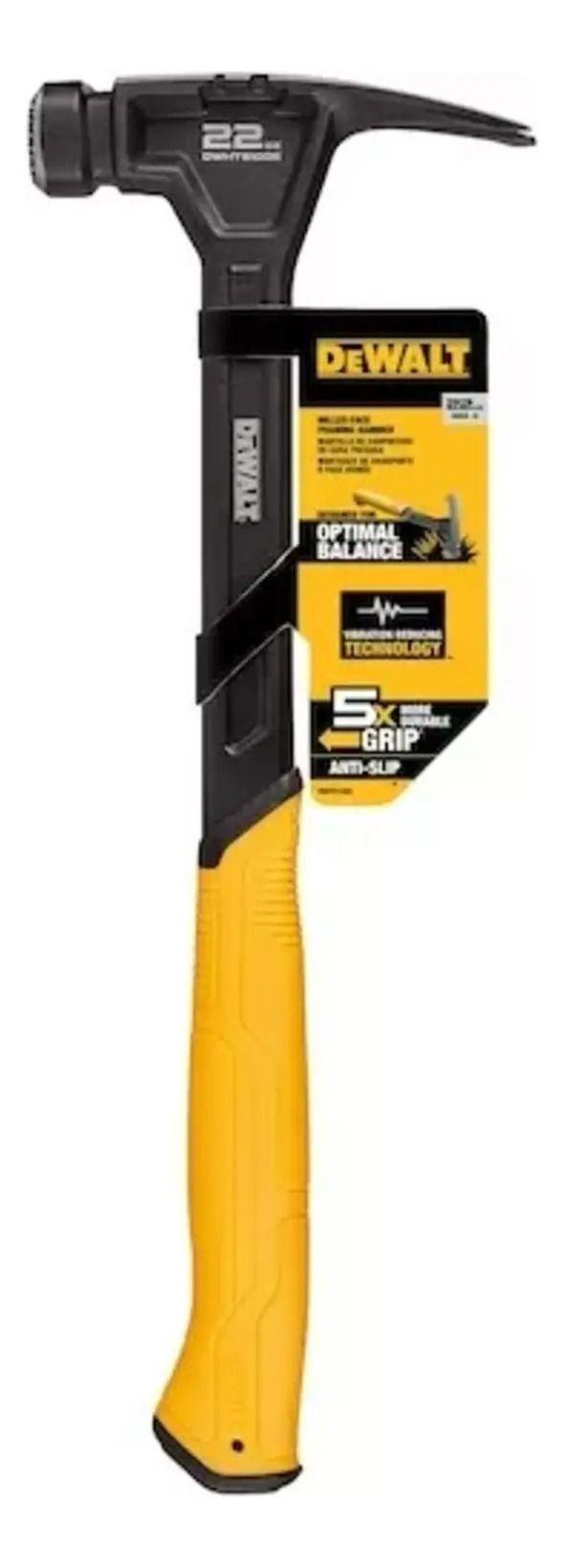 Martillo de uña Carpintero Acero 22oz DEWALT-2
