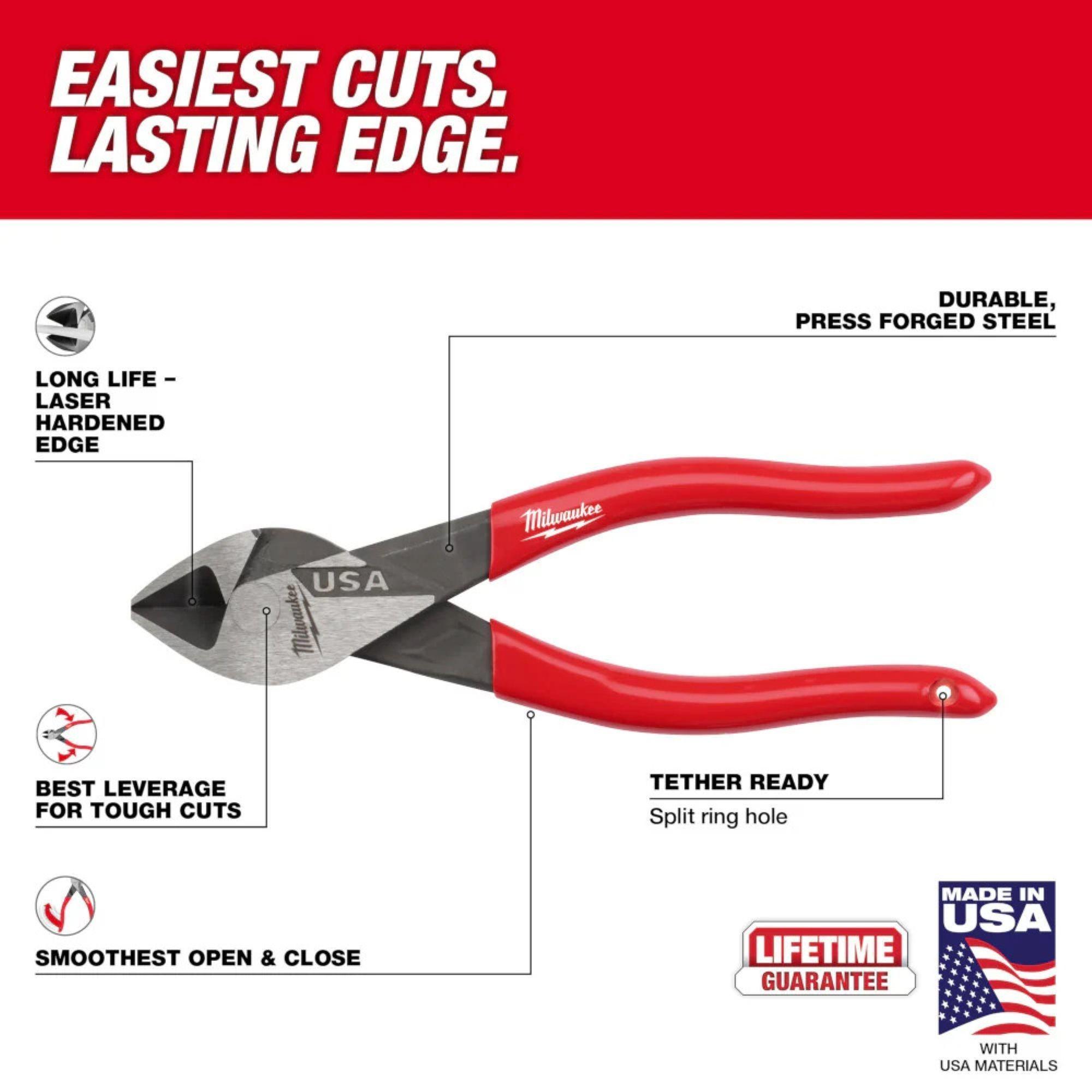 Alicate de corte diagonal de 6 Milwaukee MT506-3