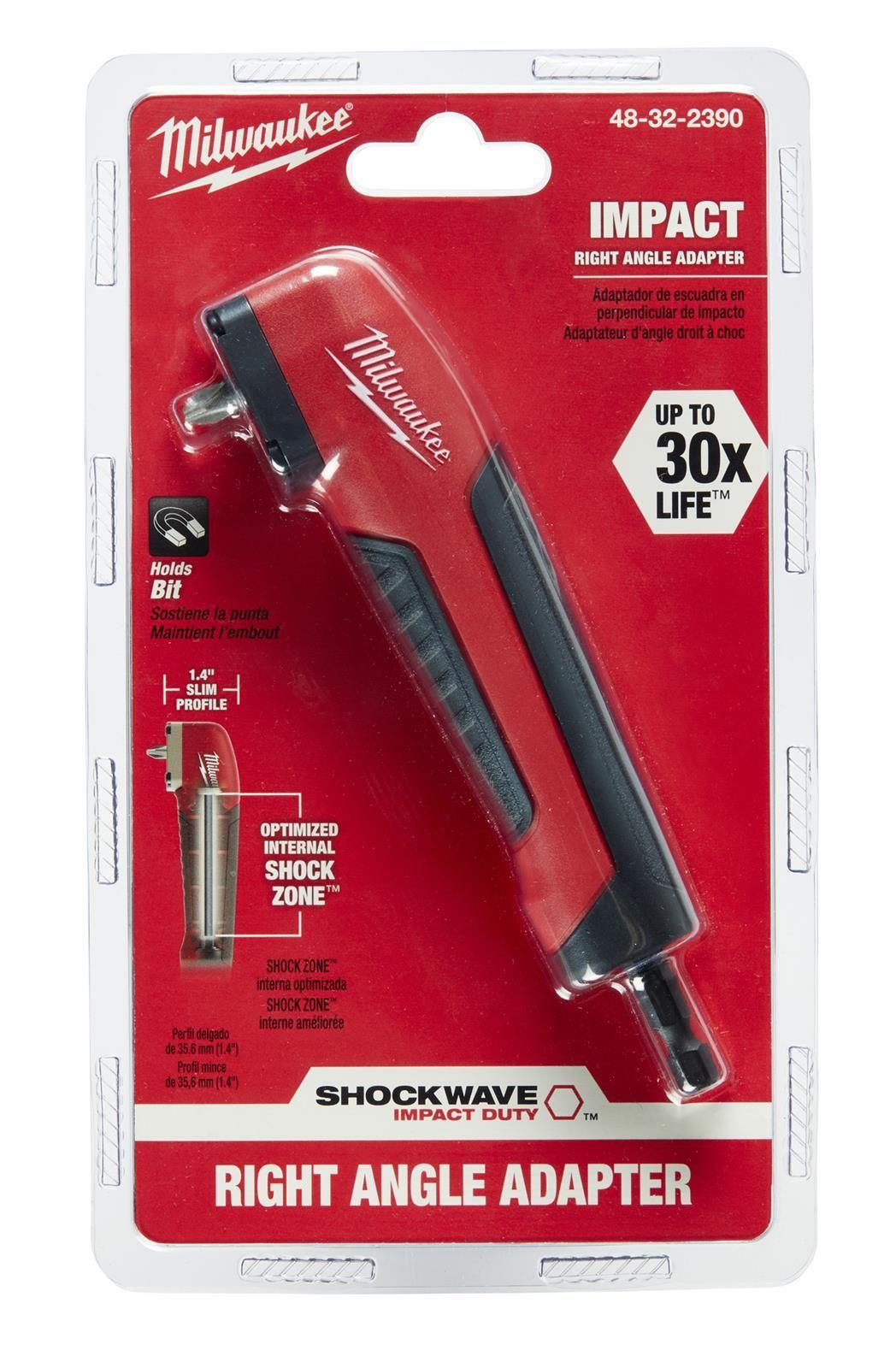 Adaptador Angular Milwaukee SHOCKWAVE 48-32-2390-3