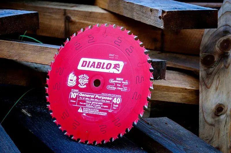 Disco Sierra Diablo 10 PuLG 40 Dientes Rojo-1