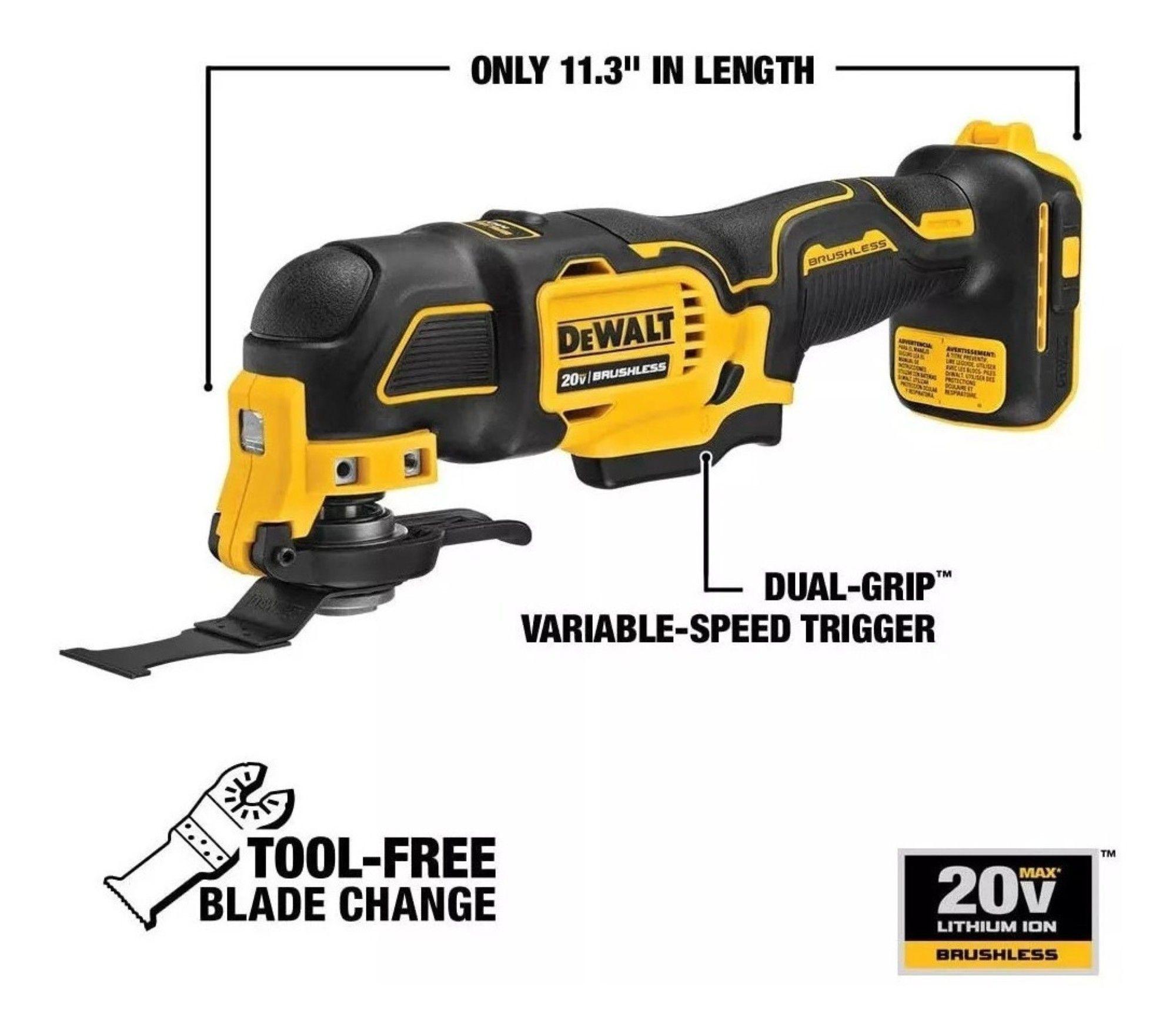 Dewalt 20v Atomic Oscilante Multiherramienta Dcs354b-2