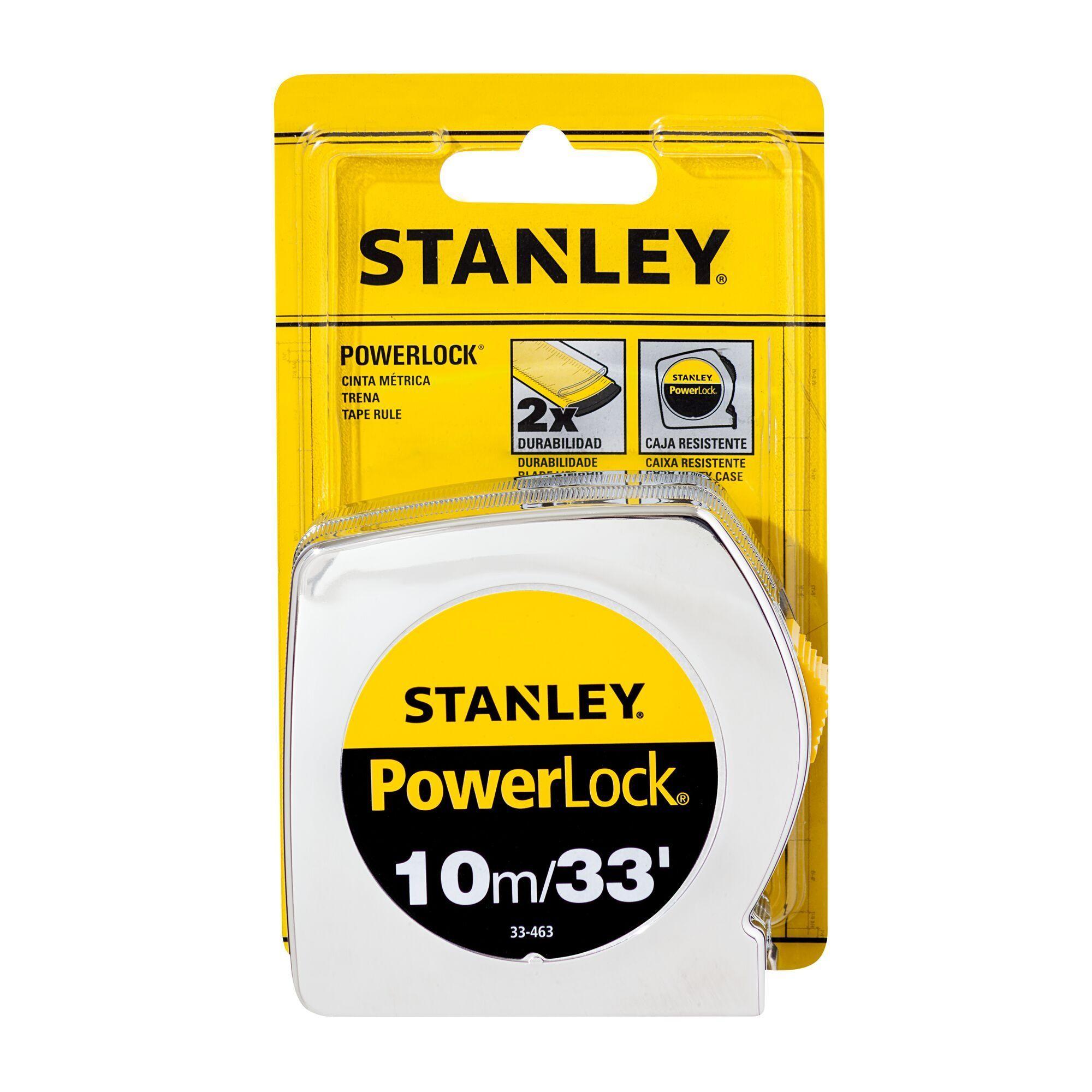 Cinta métrica PowerLock 10m/33' STANLEY 33-463S-4