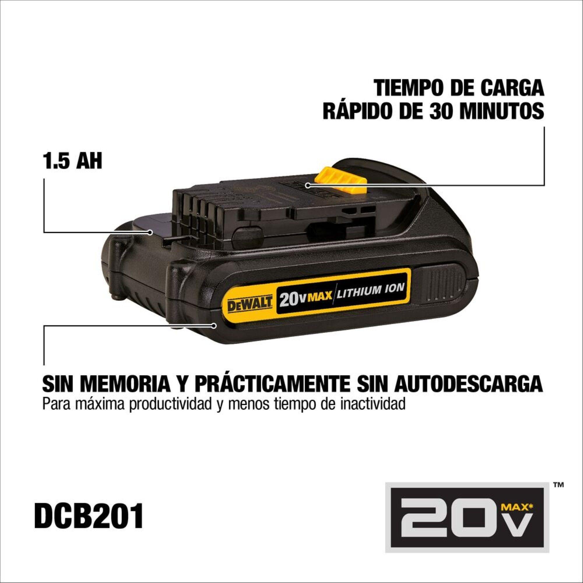 Batería Ion de Litio 20V DCB201-B3-4