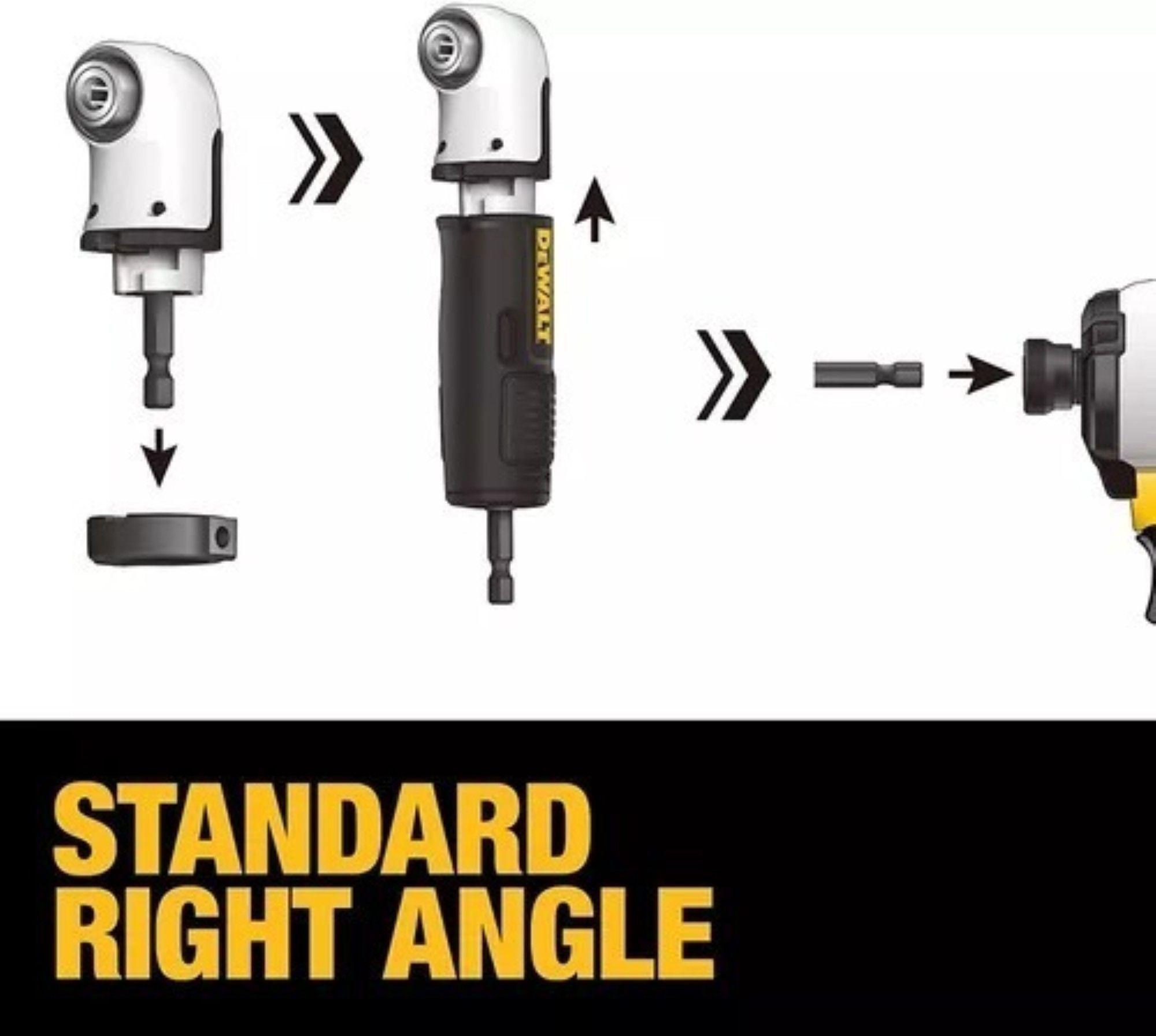 Adaptador Ángulo Recto Dewalt Sistema 4 En 1-2