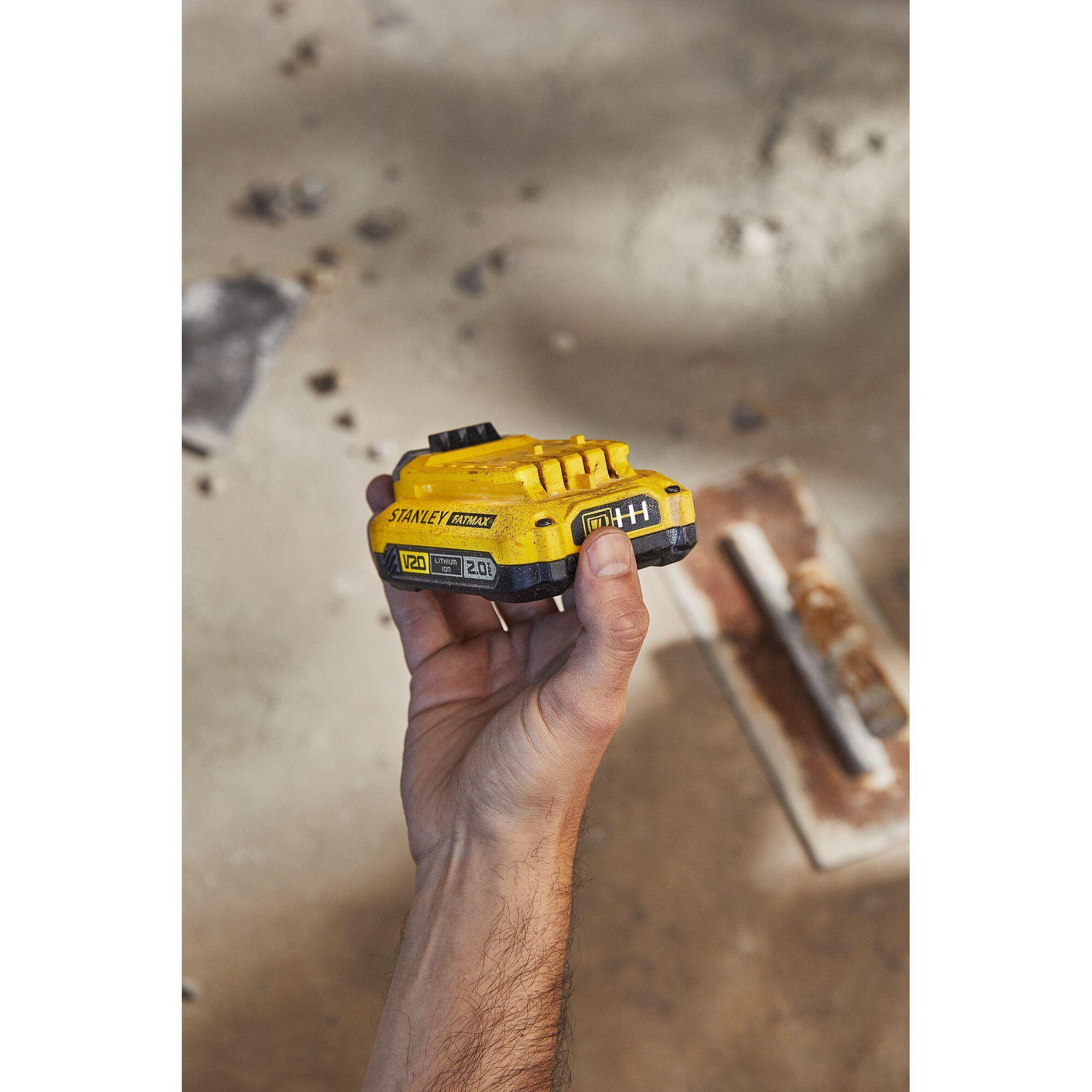 Batería De Ión De Litio 20V 2Ah STANLEY SB202-B3-2