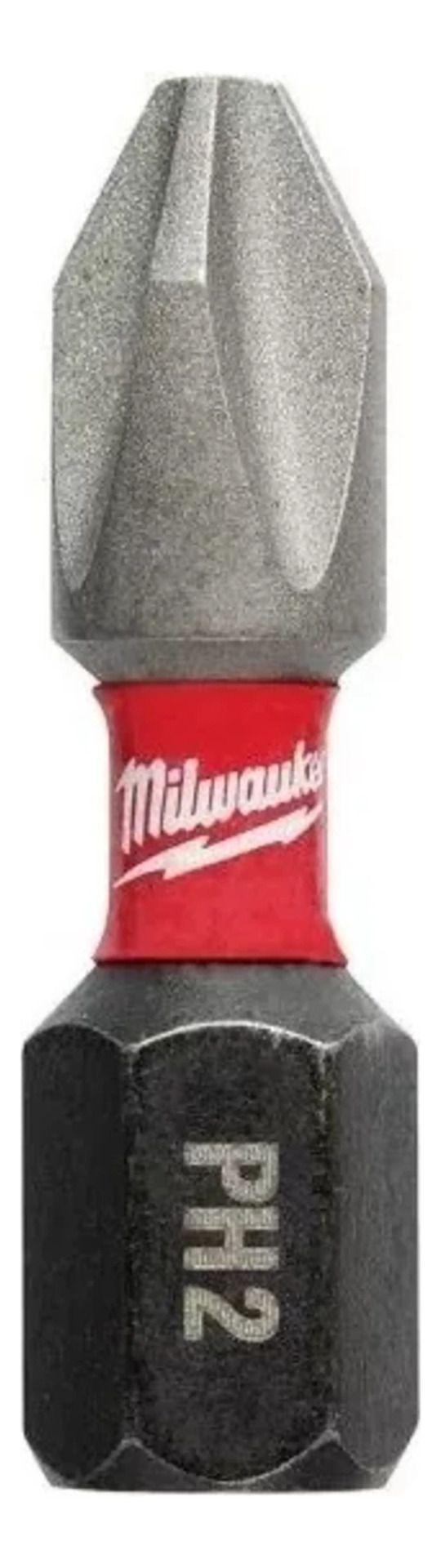Pack 15 Puntas 1 PuLG. Ph2 Shockwave Impact Milwauke-3