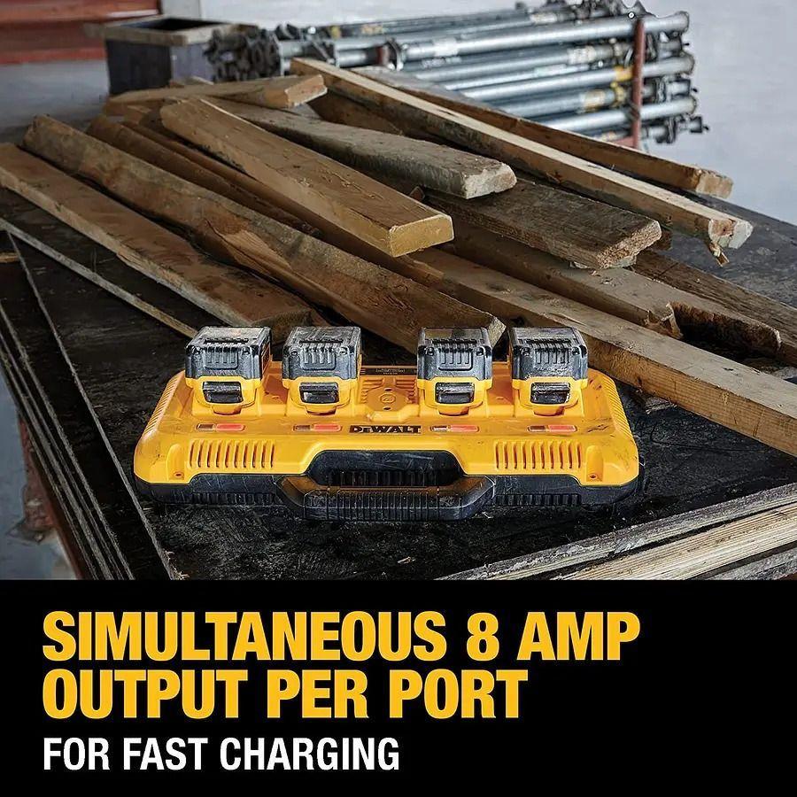 Multicargador con 4 entradas 12V-20V MAX DCB104-B2 DEWALT-4
