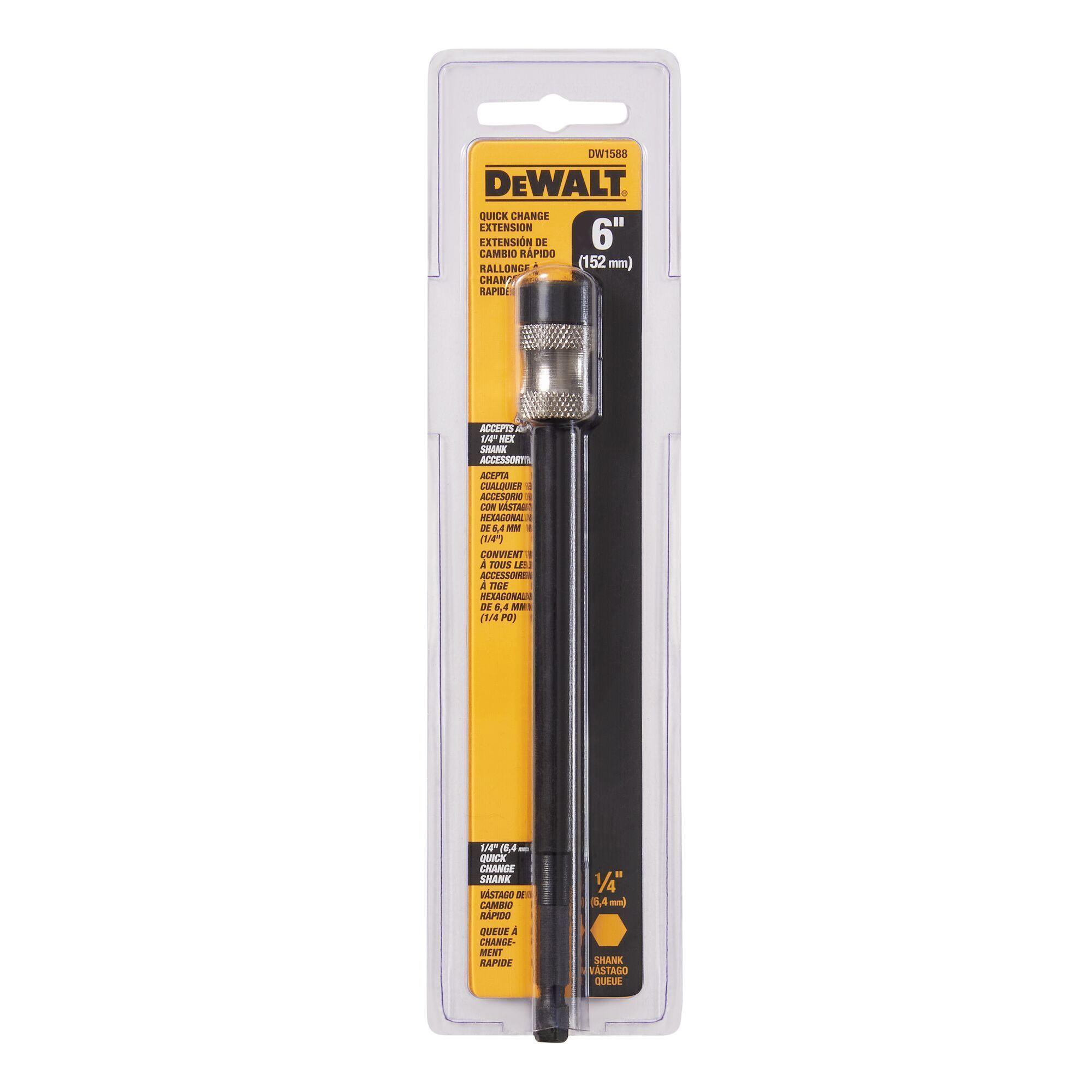 Extensión De Broca 6 Vástago 1/4 Dewalt Dw1588-0