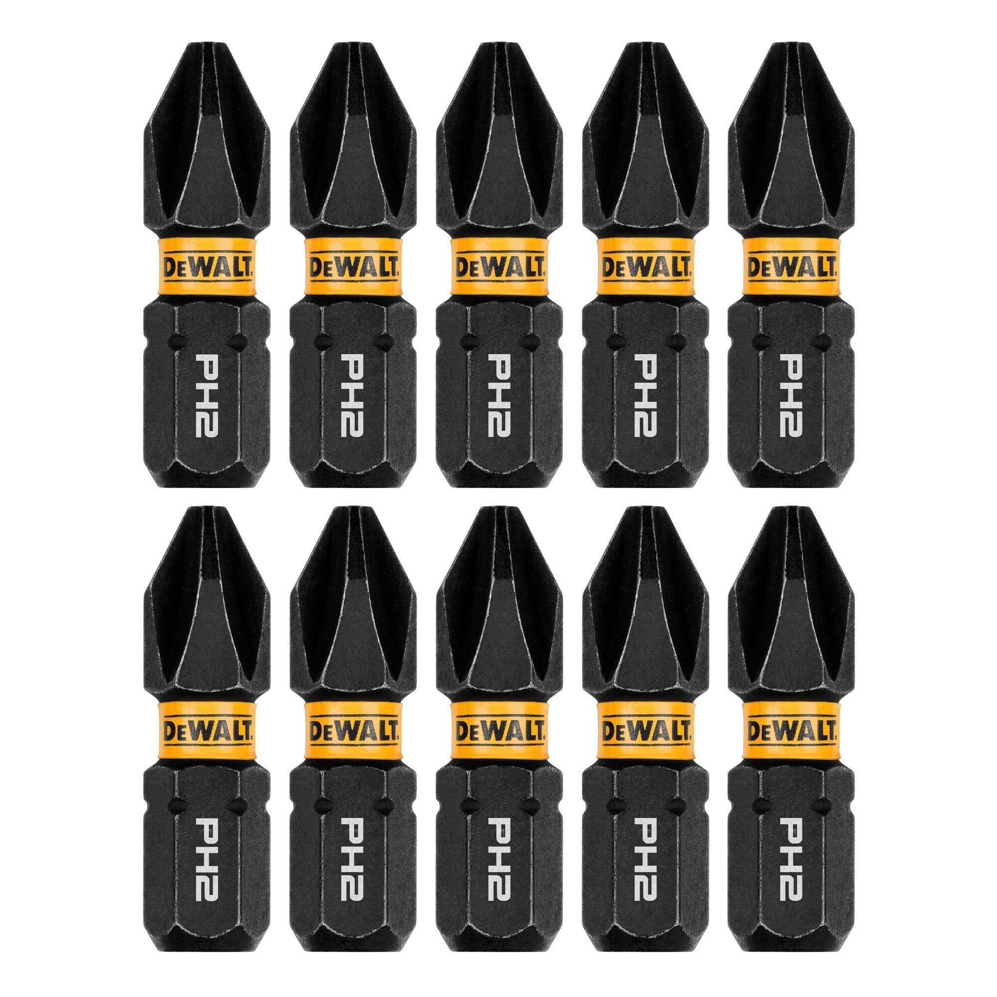 Set 10 puntas PH2 FLEXTORQ DEWALT DWAF1PH2IR10-2