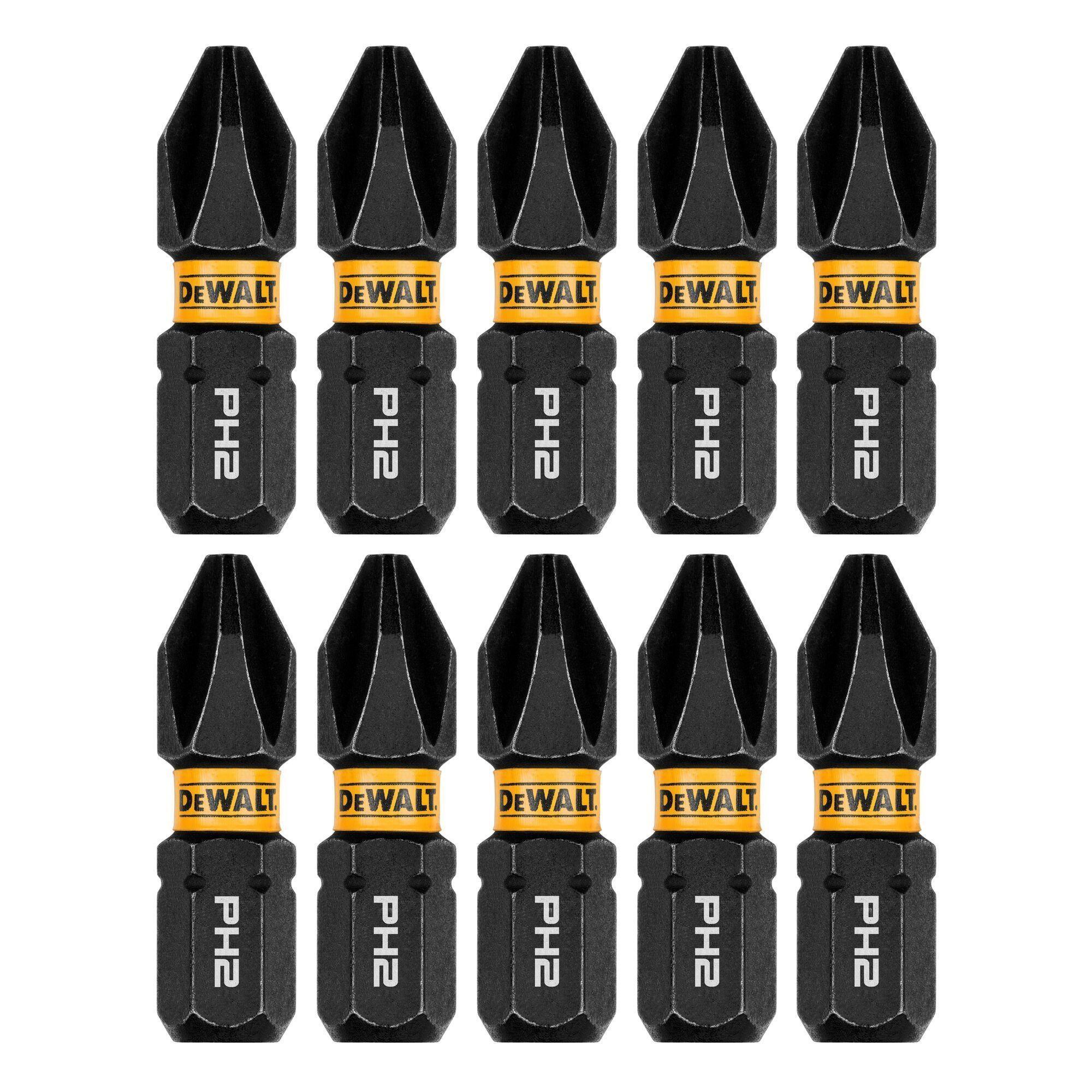 Set 10 puntas PH2 FLEXTORQ DEWALT DWAF1PH2IR10-2