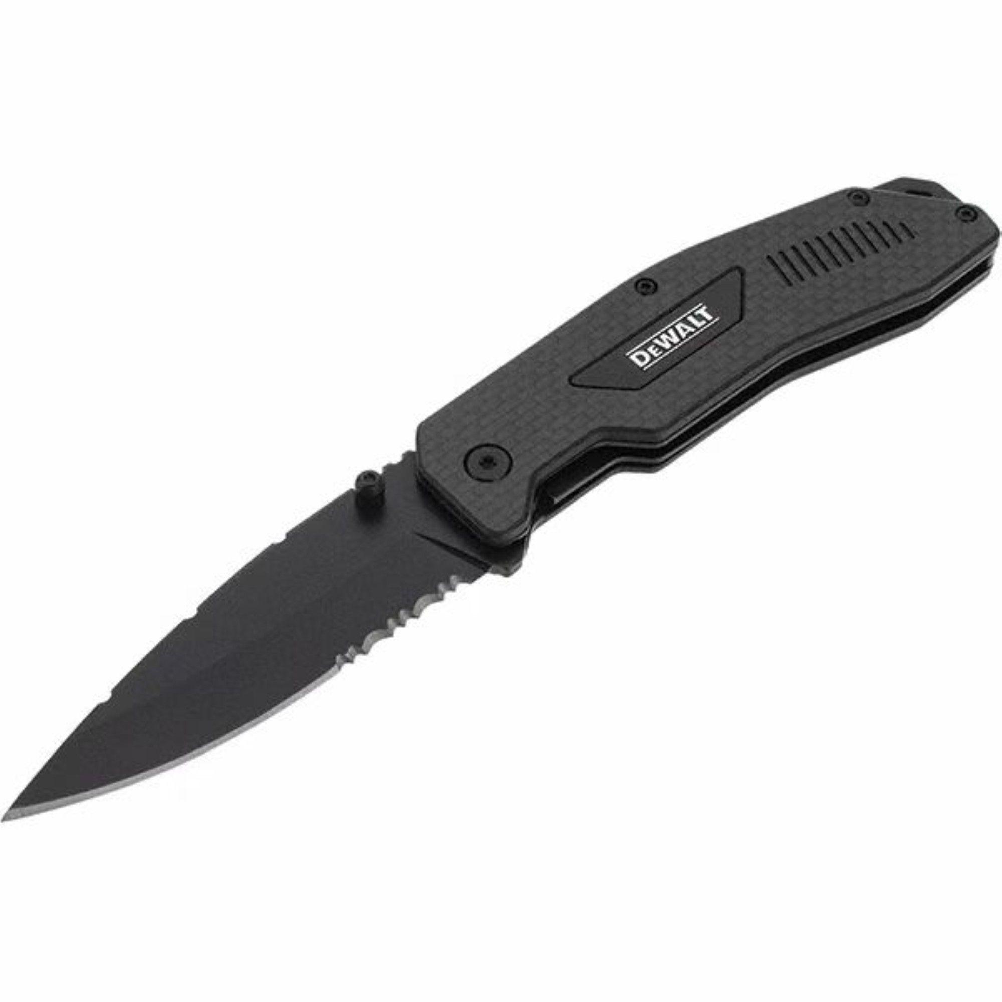 Cuchillo de bolsillo de fibra de carbono DEWALT DWHT10314-2