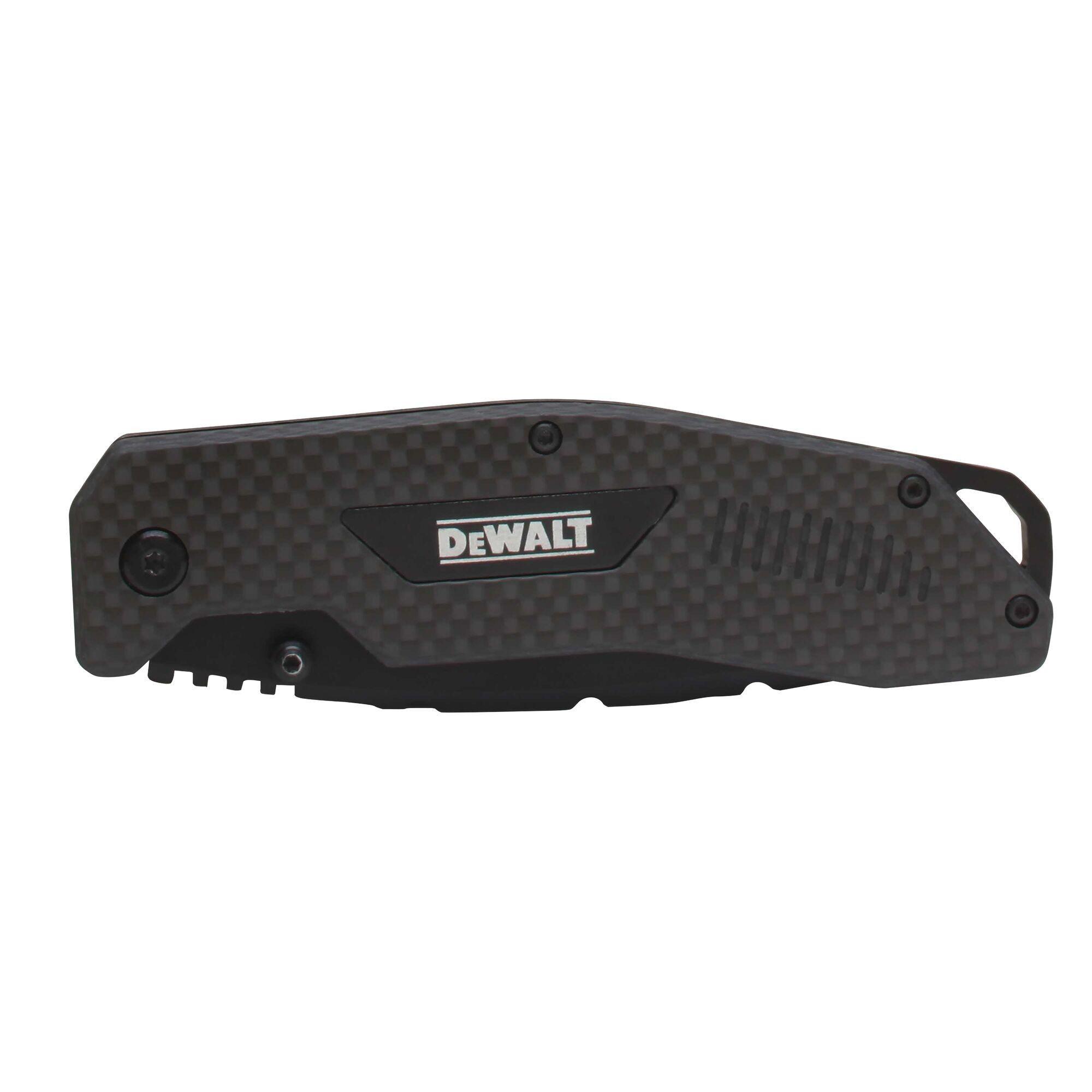 Cuchillo de bolsillo de fibra de carbono DEWALT DWHT10314-4