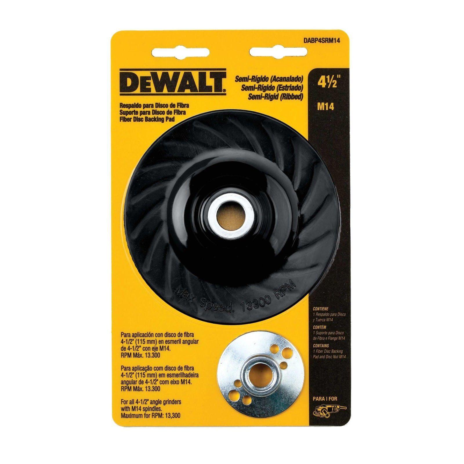 Soporte para discos de Lijado 4-1/2 DEWALT DABP4SRM14-1