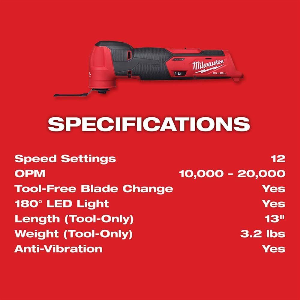 Kit Multiherramienta Milwaukee M12 FUEL 2526-21XC-7