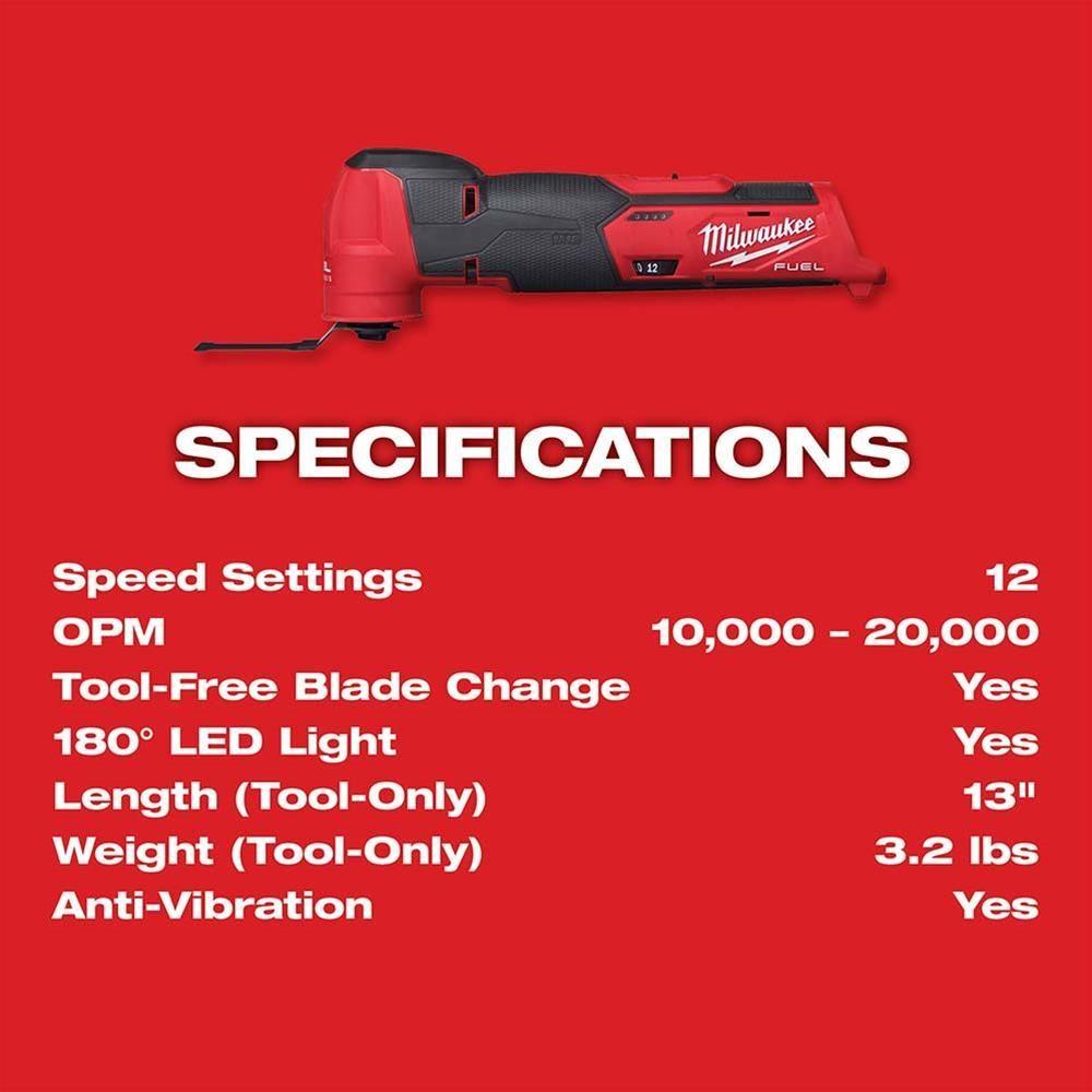 Kit Multiherramienta Milwaukee M12 FUEL 2526-21XC-7