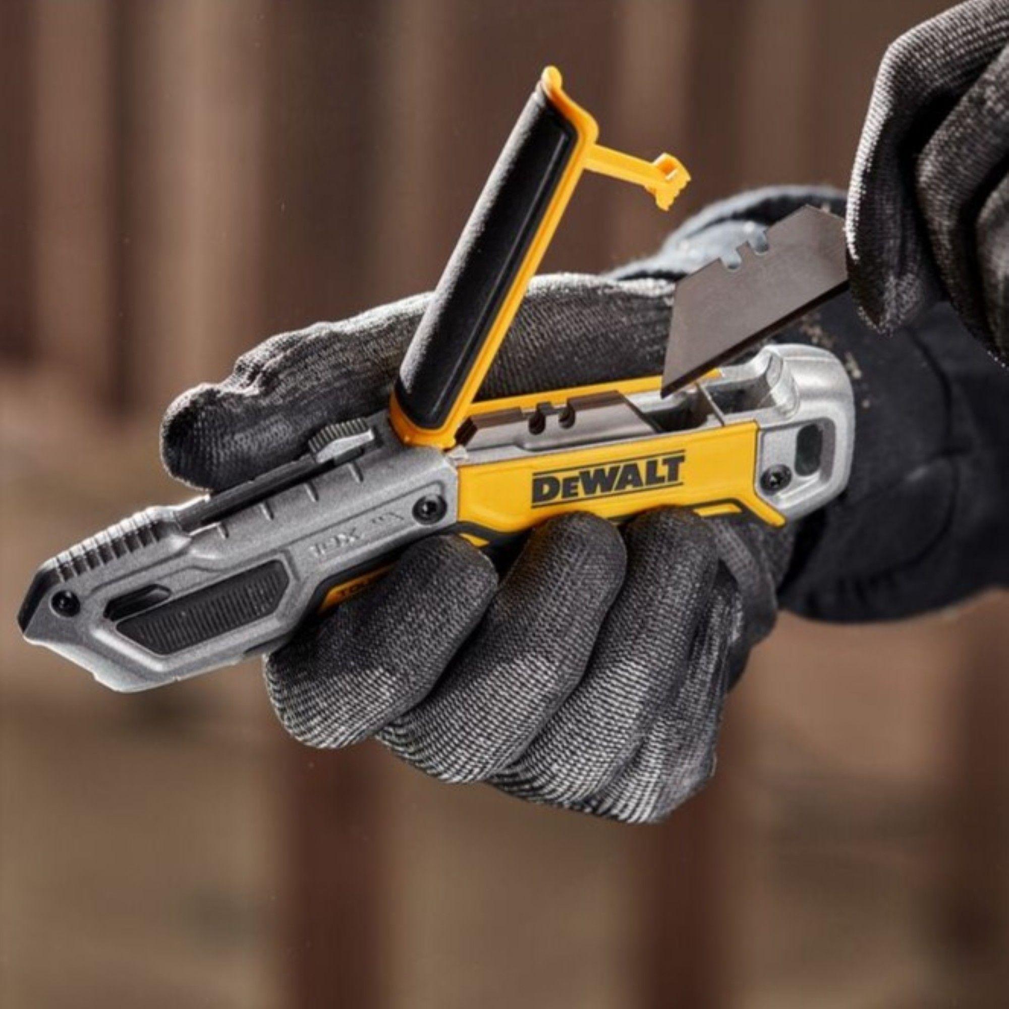 Cuchillo de cuerpo fijo y hoja retractil DEWALT DWHT10999-4