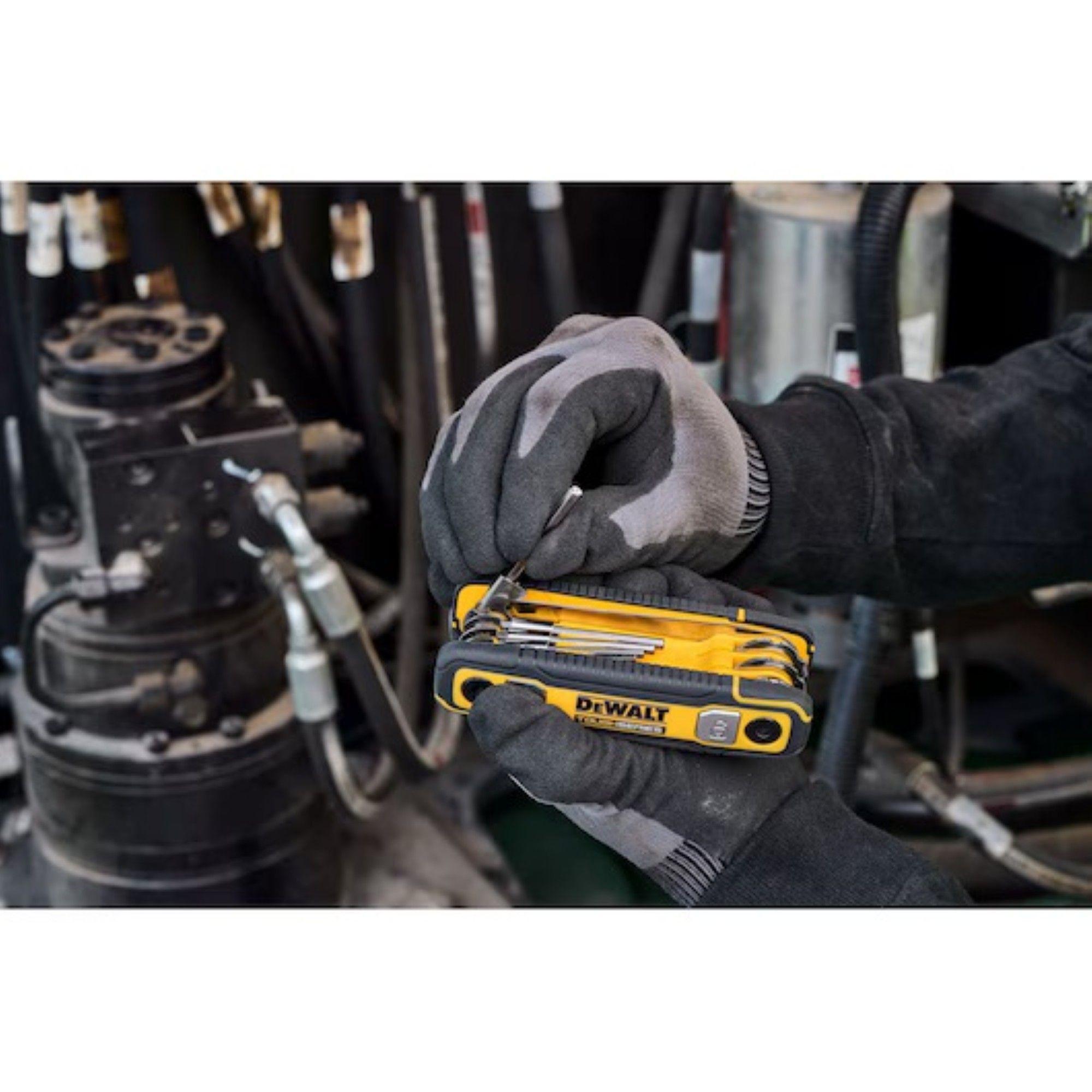 Llave hexagonal de bloqueo plegable DEWALT DWHT70267-4