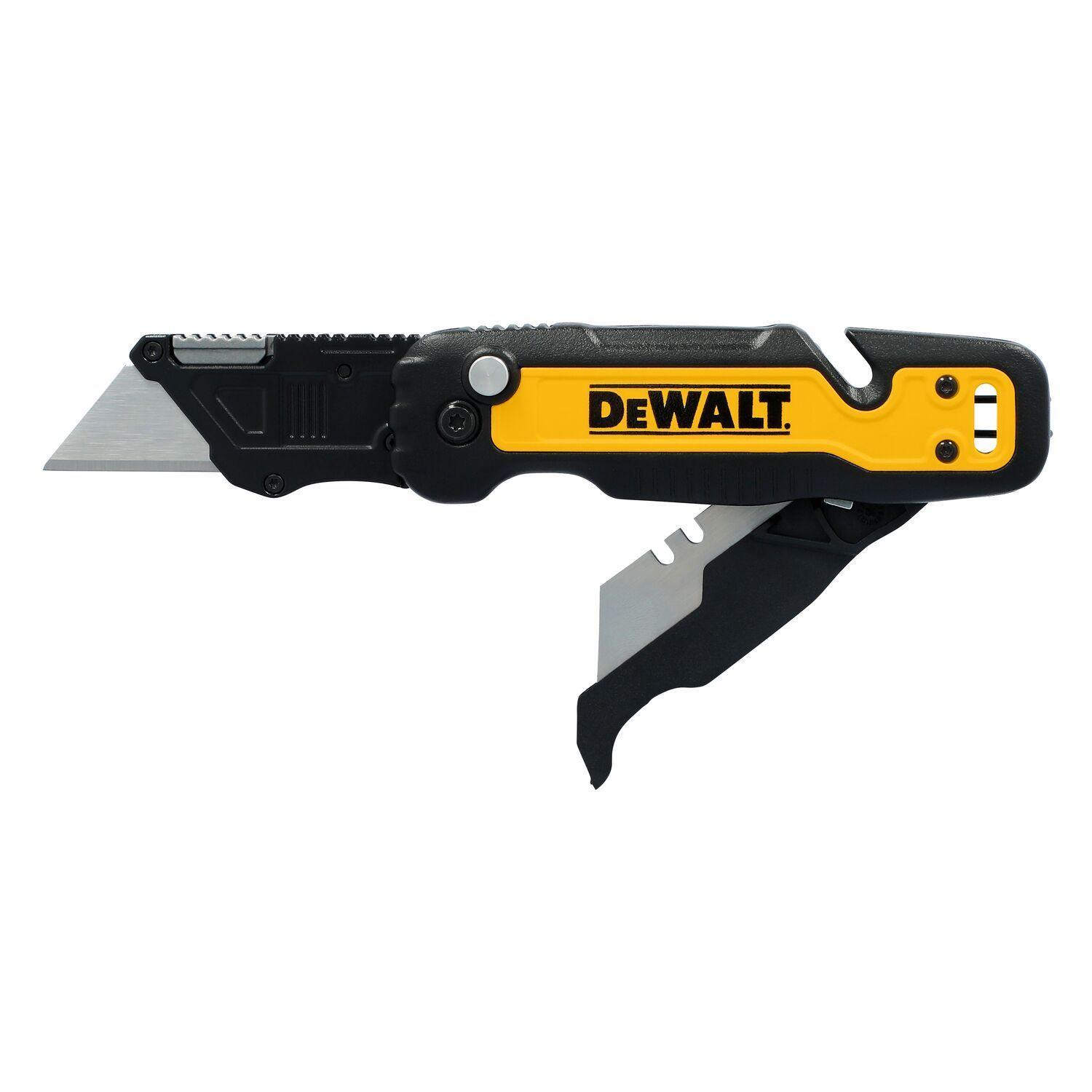 Cuchillo plegable con almacenamiento DEWALT DWHT10992-2