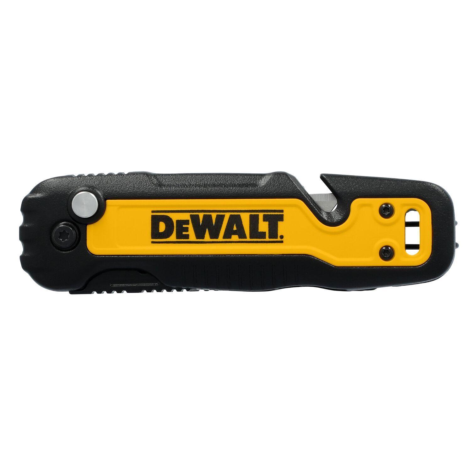 Cuchillo plegable con almacenamiento DEWALT DWHT10992-4