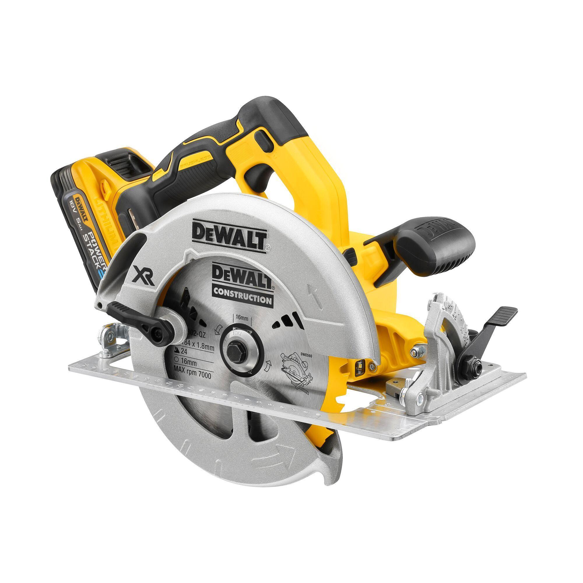 Kit Sierra Circular 7-1/4 20V +2 baterías Powerstack DEWALT-2