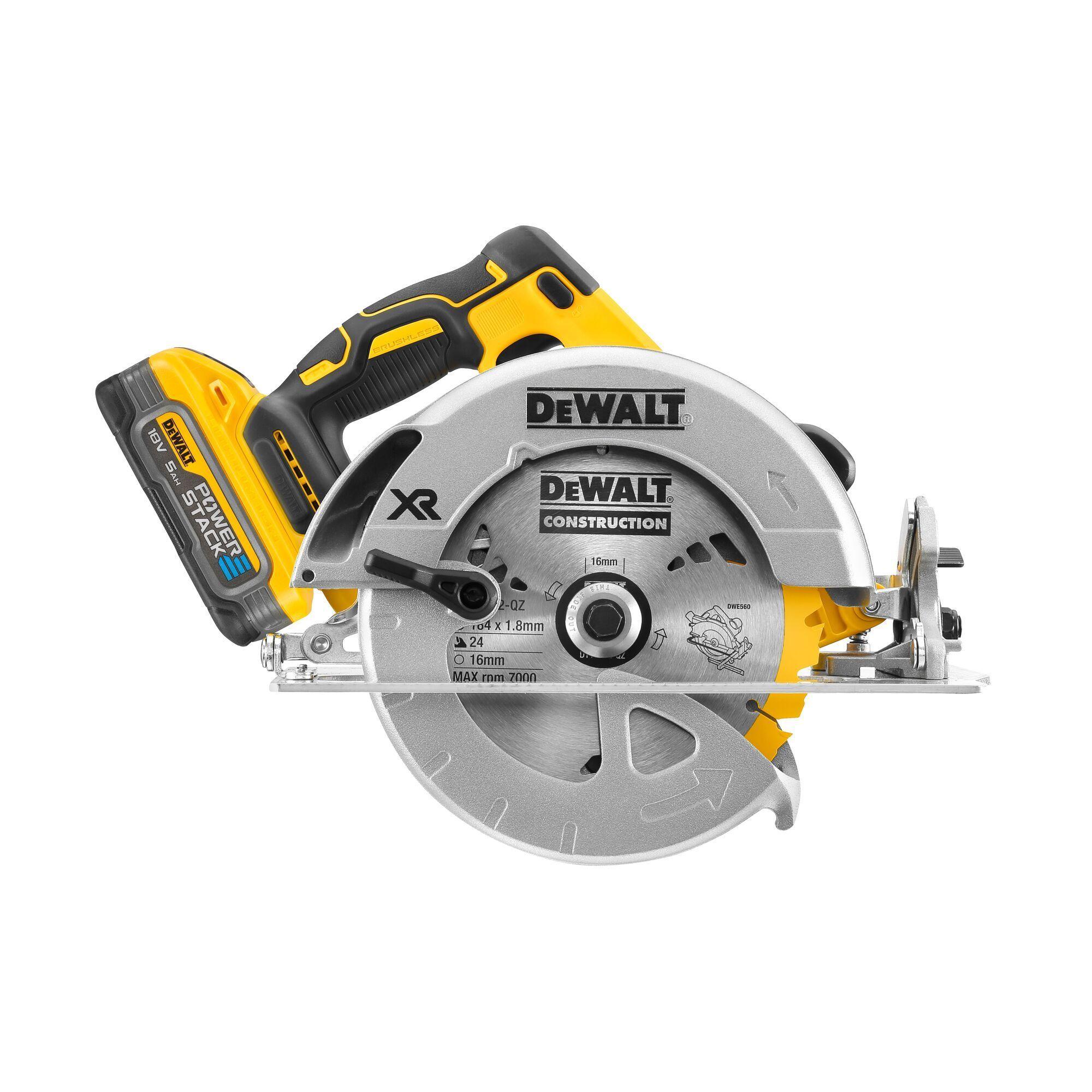 Kit Sierra Circular 7-1/4 20V +2 baterías Powerstack DEWALT-3