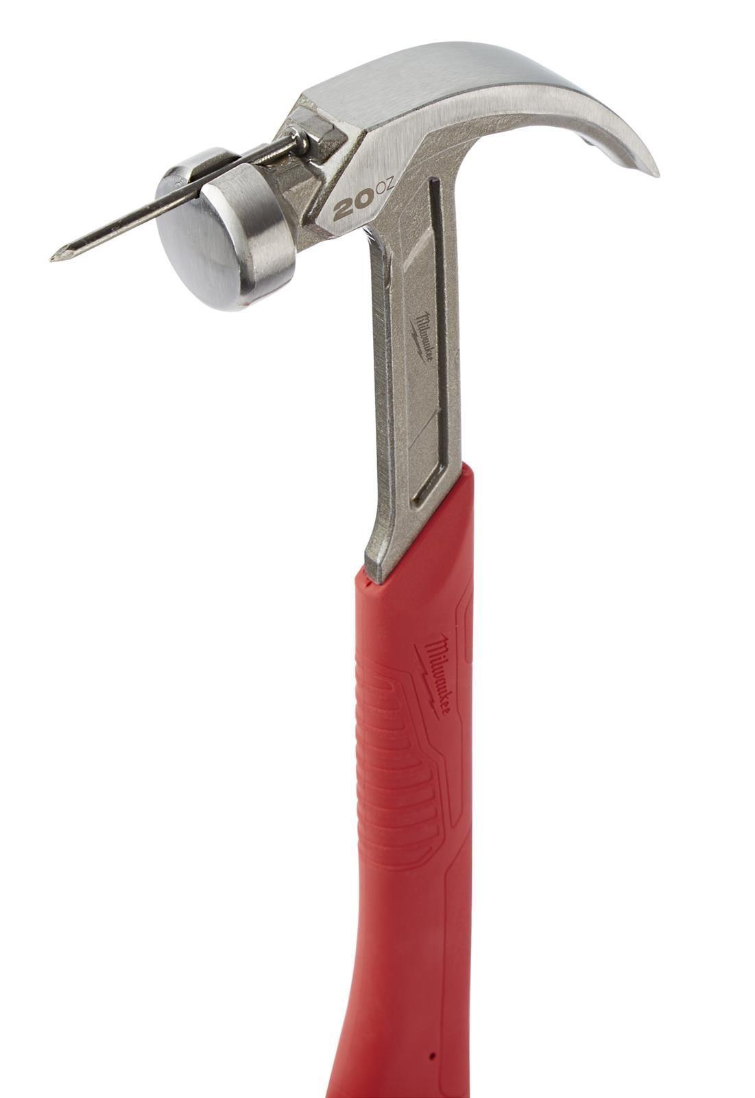 Martillo Milwaukee Garra Curva Cara Lisa 20oz 48-22-9080-3