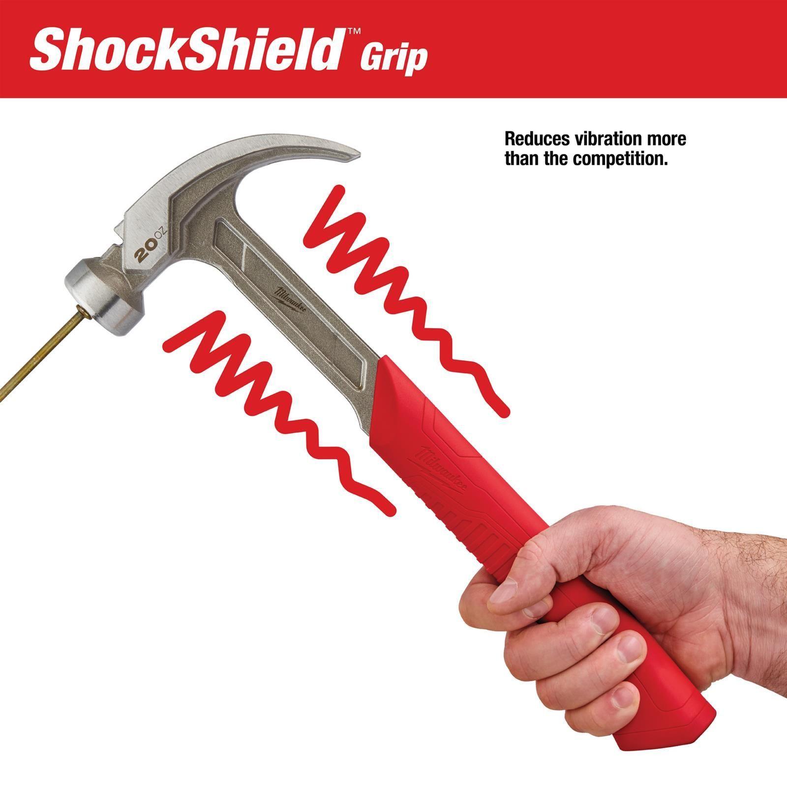 Martillo Milwaukee Garra Curva Cara Lisa 20oz 48-22-9080-7