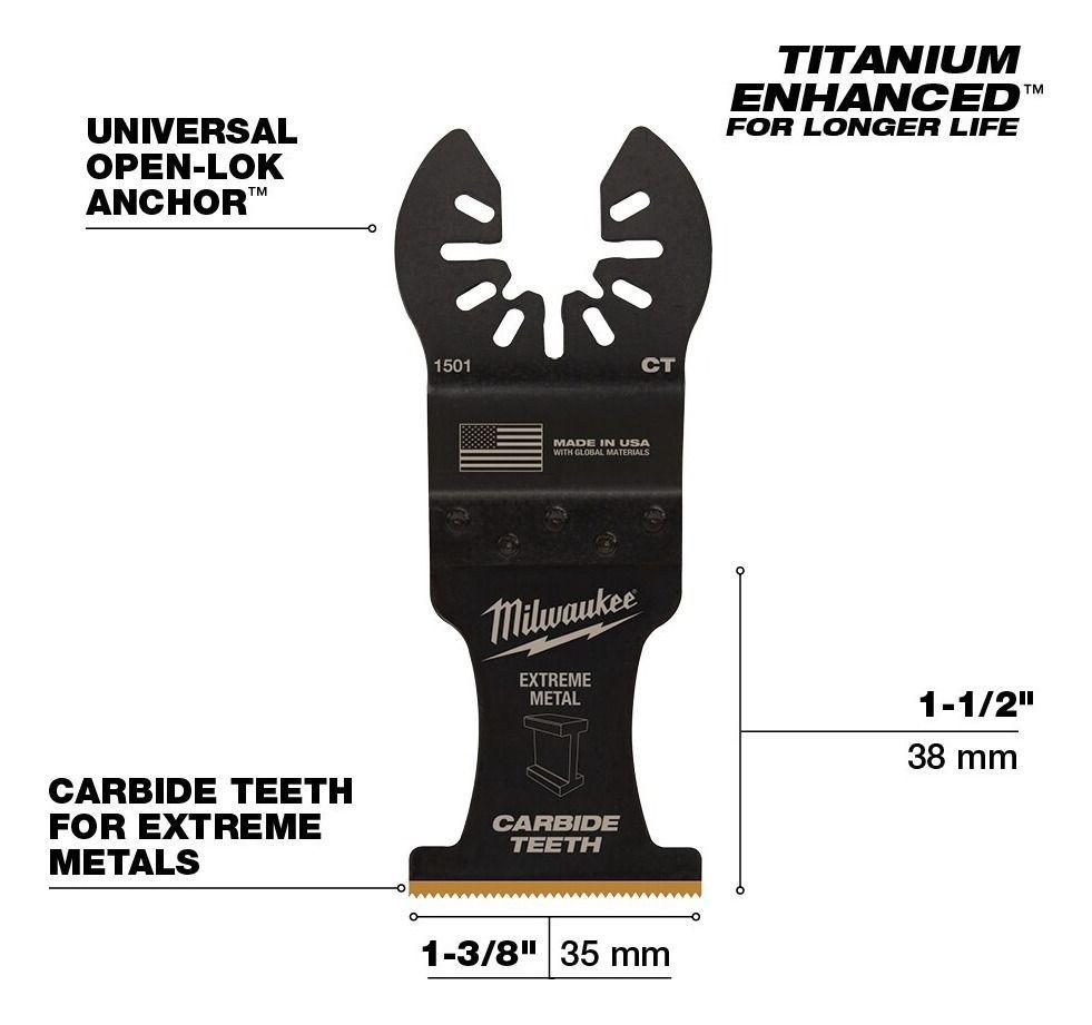 Accesorios Oscilantes Milwaukee Usa- 2 Piezas 1-3/8 In.-1