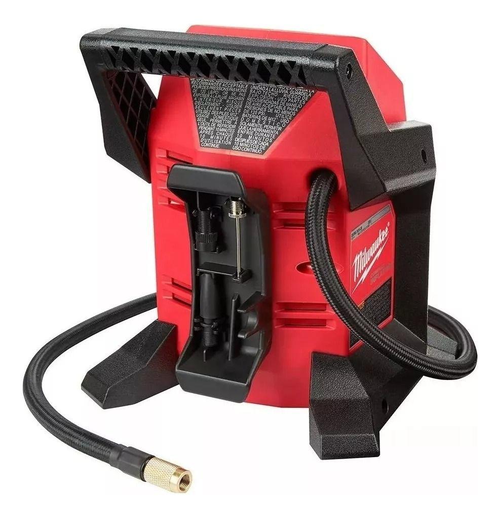 Inflador De Neumáticos Inalámbrico M12 Milwaukee 2475-20-3