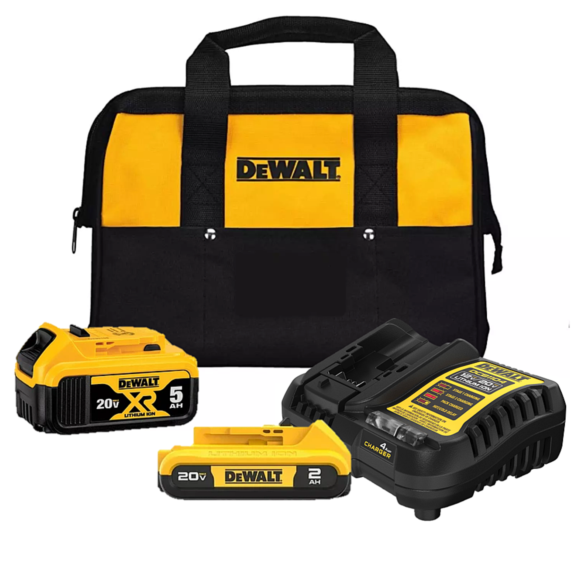Kit 2 baterías 20V + cargador 4Ah 20V DEWALT DCB225CK-B2-0