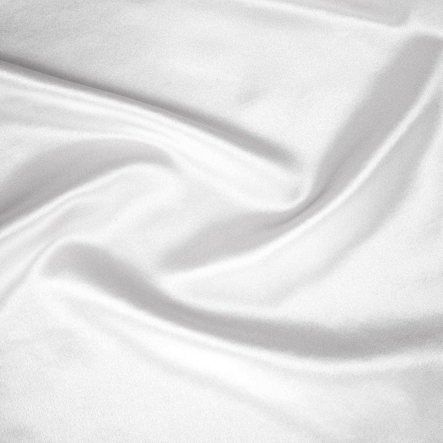 Funda de Almohada de Seda Queen Marfil-2