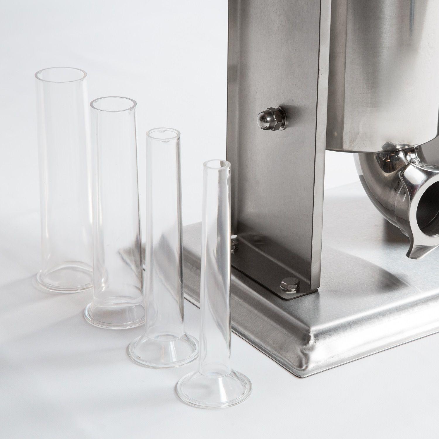 EMBUTIDORA ECOBECK MODELO VERTICAL TV-7L FULL ACERO INOXIDABLE-2