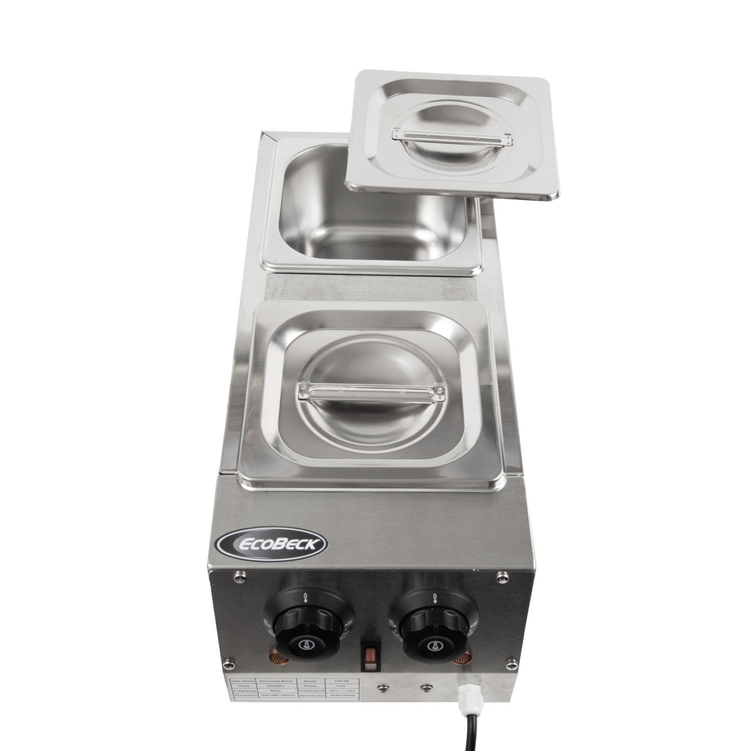 CHOCOLATERA SOBREMESA  2 DEPOSITOS ECOBECK-0