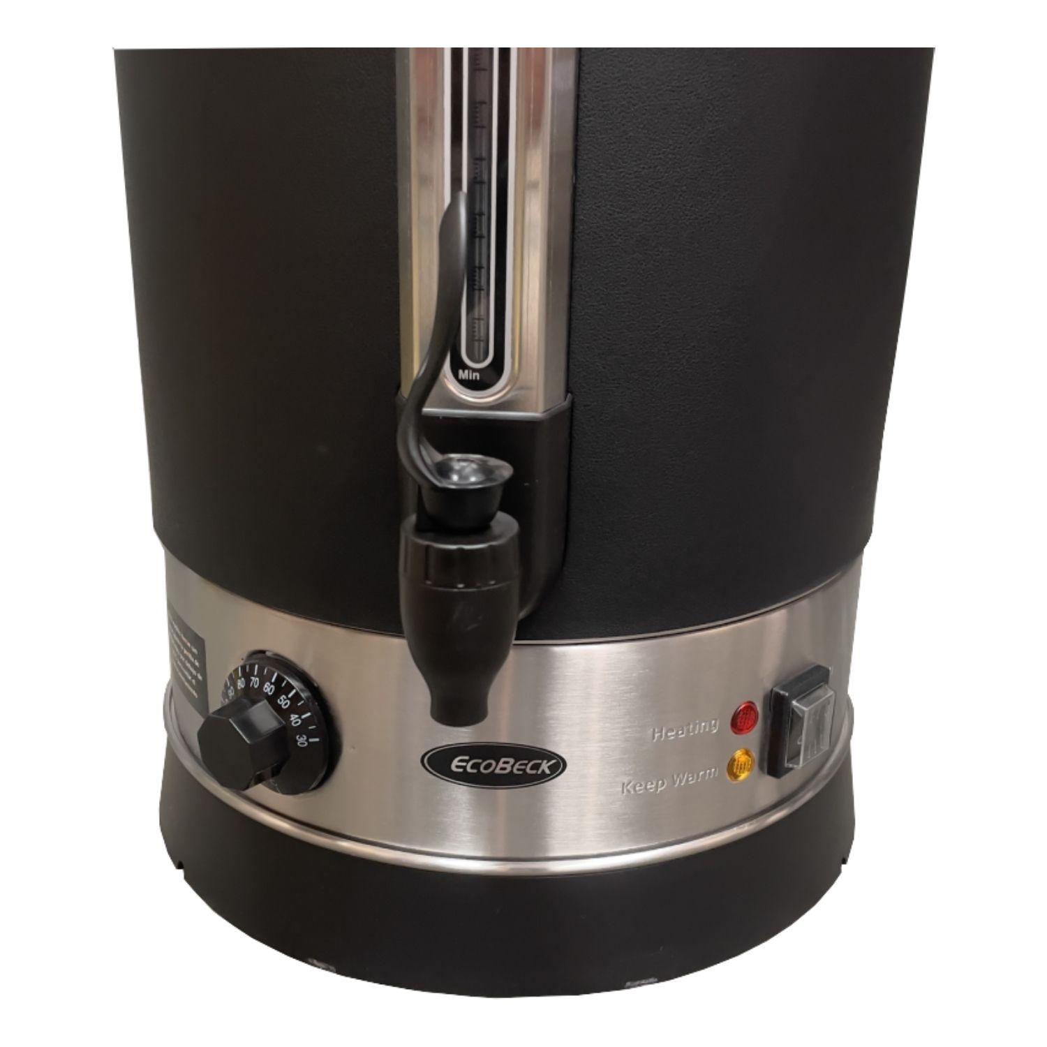 HERVIDOR ECOBECK, 40 LITROS, 1CAPA, CON CHAQUETA | Plata-1